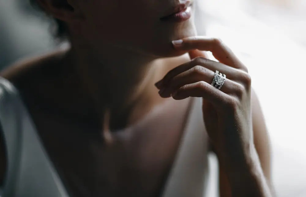 There’s a Right and a Wrong Way to Wear an Engagement Ring Set—Here’s How It’s Done