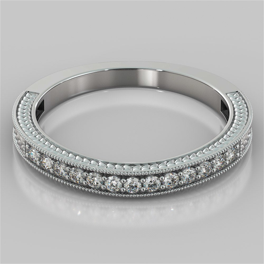 Vintage-Style Asscher Cut Trio Wedding Set