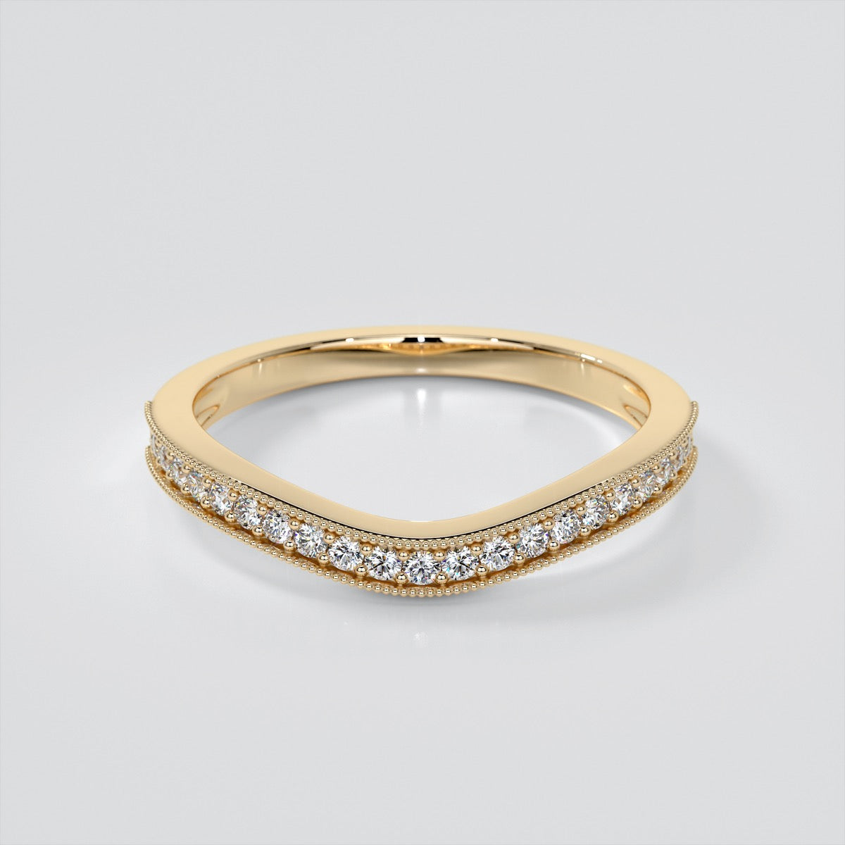2.0CT Asscher Cut Lab Grown Diamond Tapered Cathedral Engagement Ring