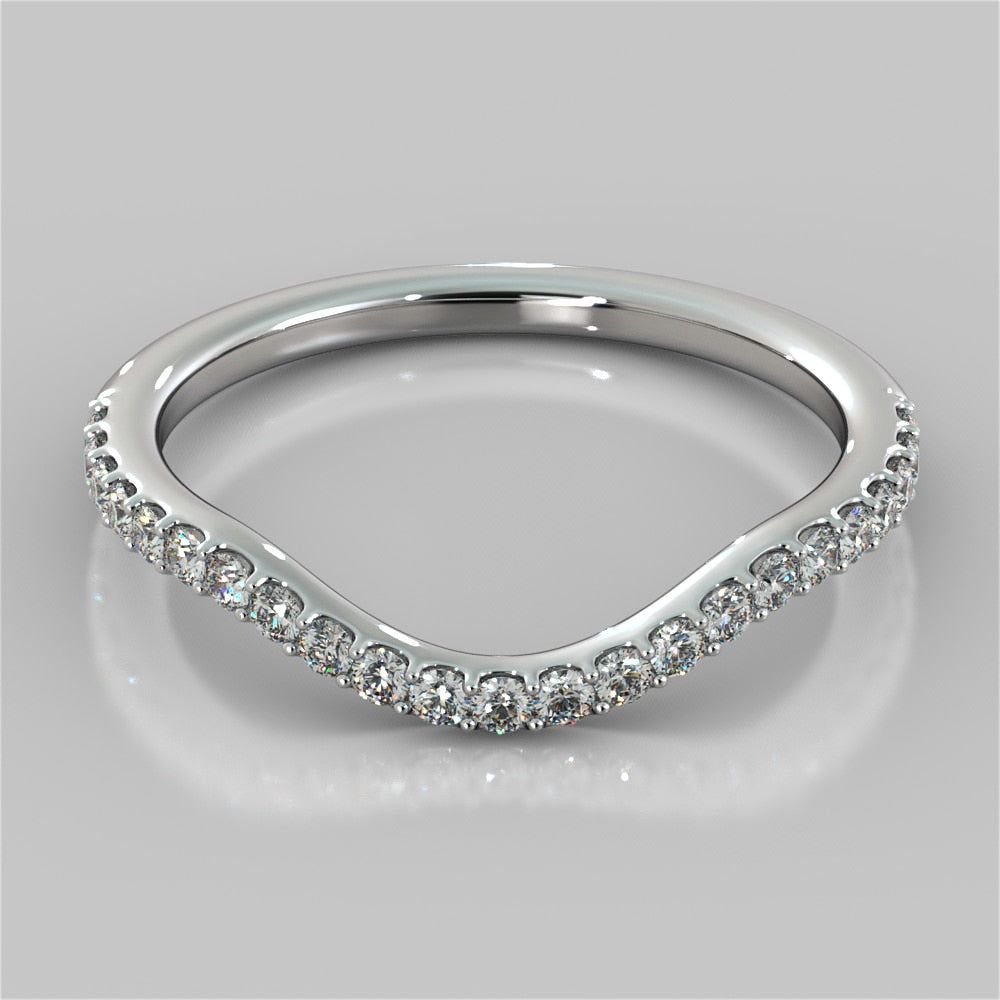 2.4Ct Oval Cut Three-Stone Wedding Set With Accents in 14K White Gold