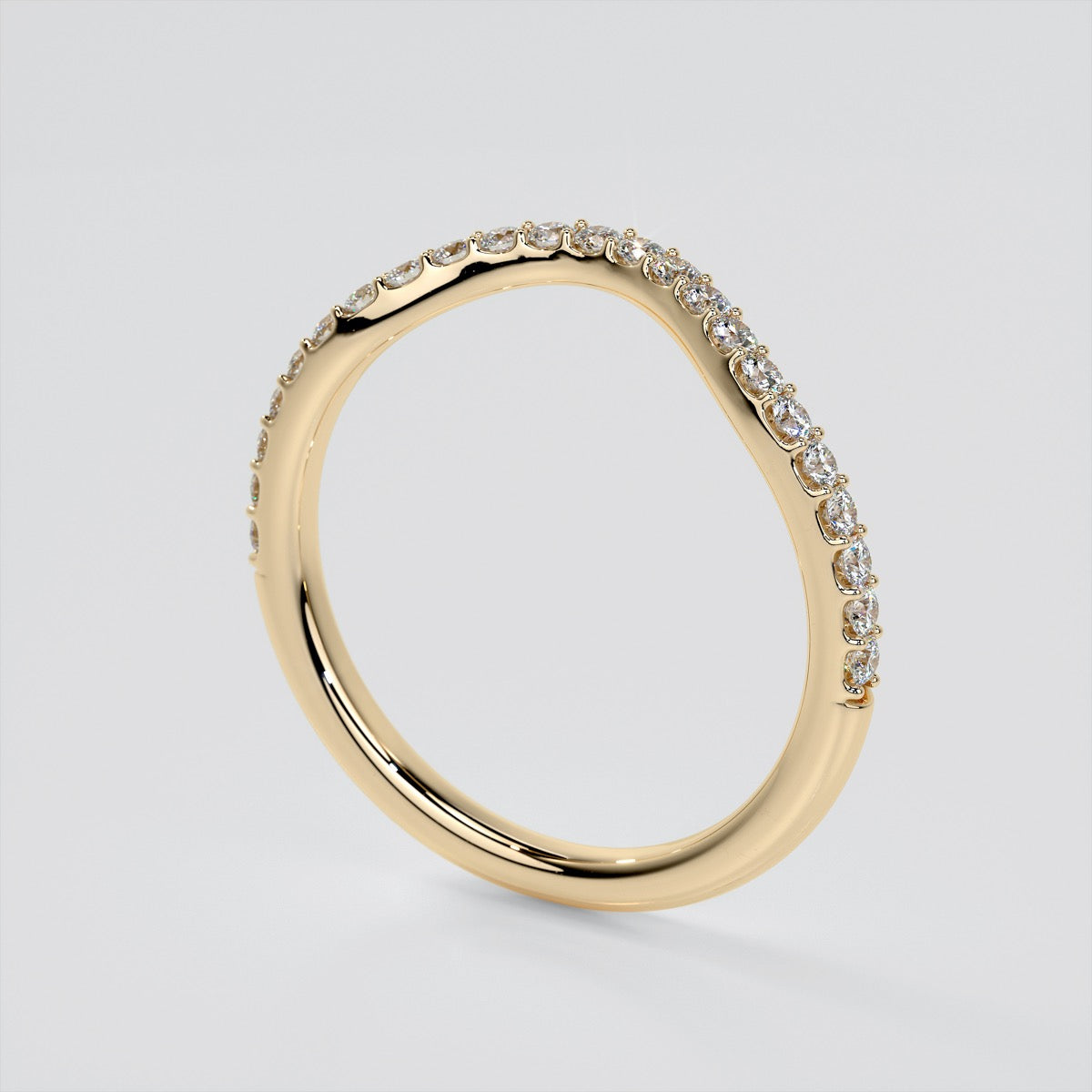 Lab Grown Diamond Oval Cut Three-Stone Engagement Ring With Accents
