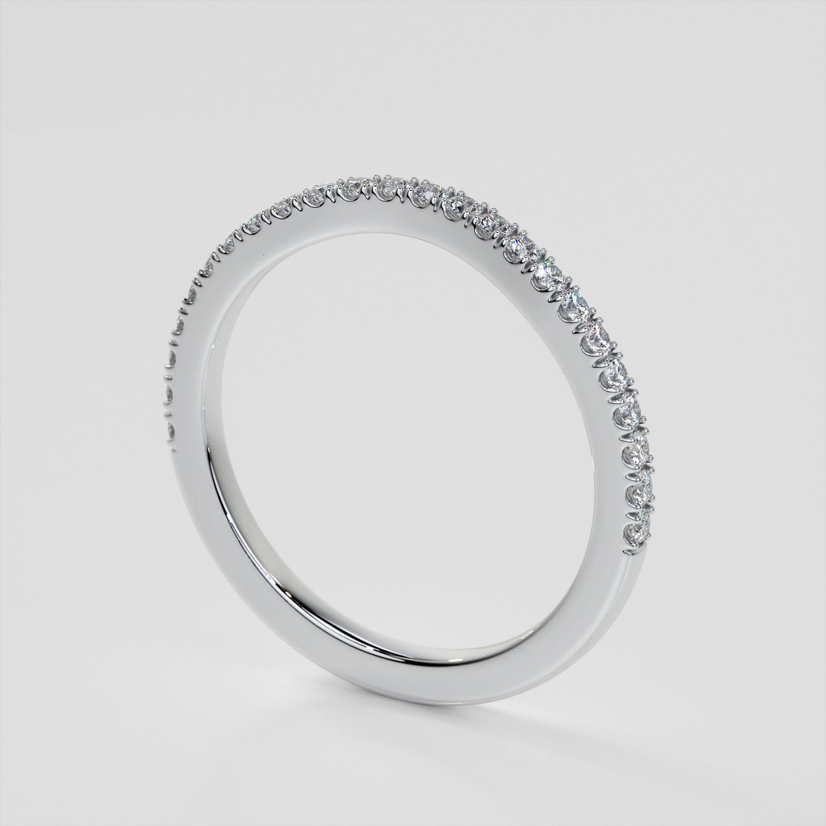 1.0CT Pear Cut Lab Grown Diamond Halo Engagement Ring With Accents in 14K White Gold - VVS - F Color