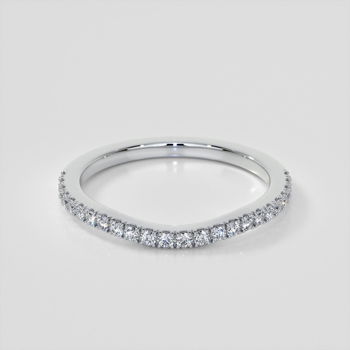 Lab Grown Diamond Radiant Cut Halo Engagement Ring With Accents