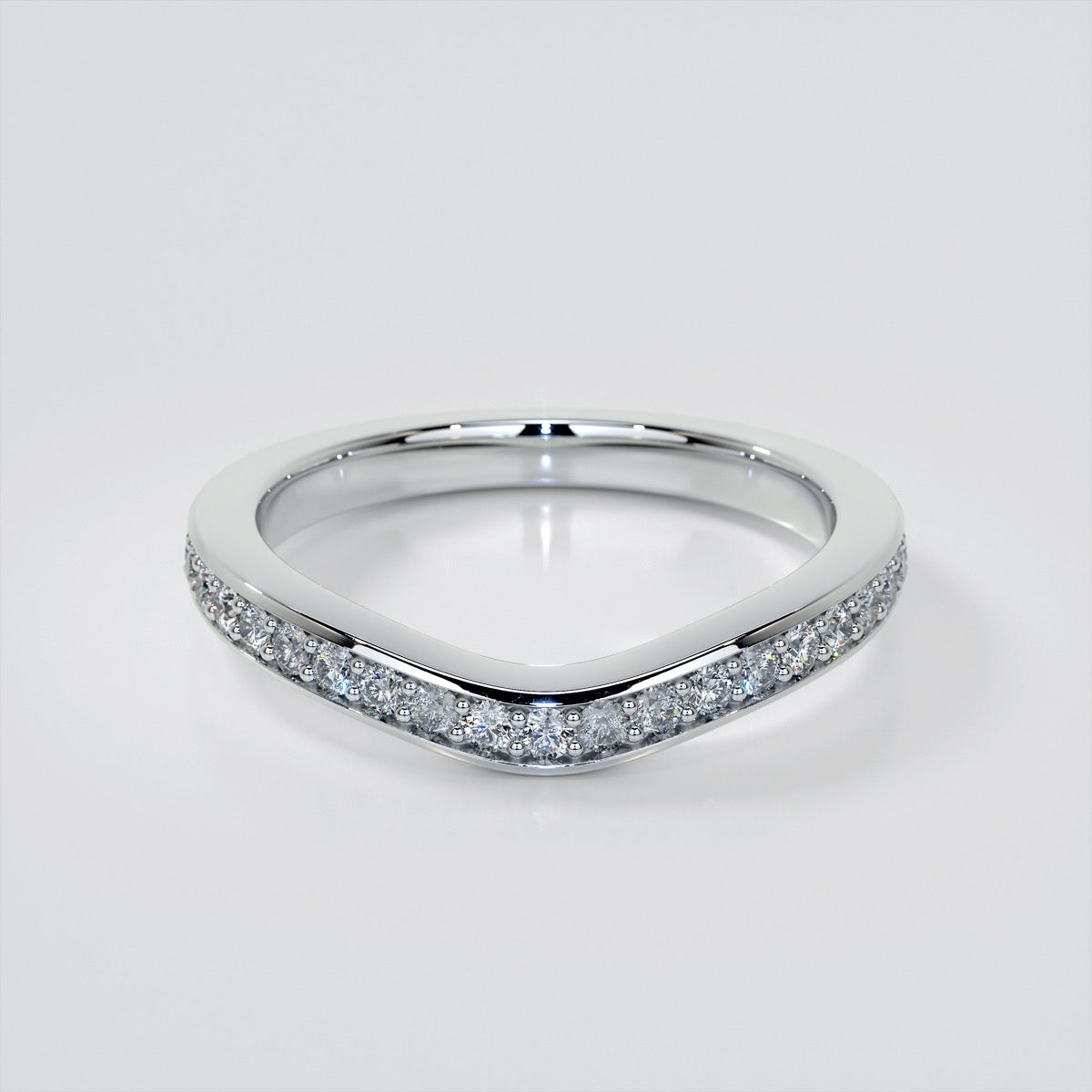1.5Ct Princess Cut Lab Grown Diamond VVS Clarity | F-Color Engagement Ring in 18K White Gold