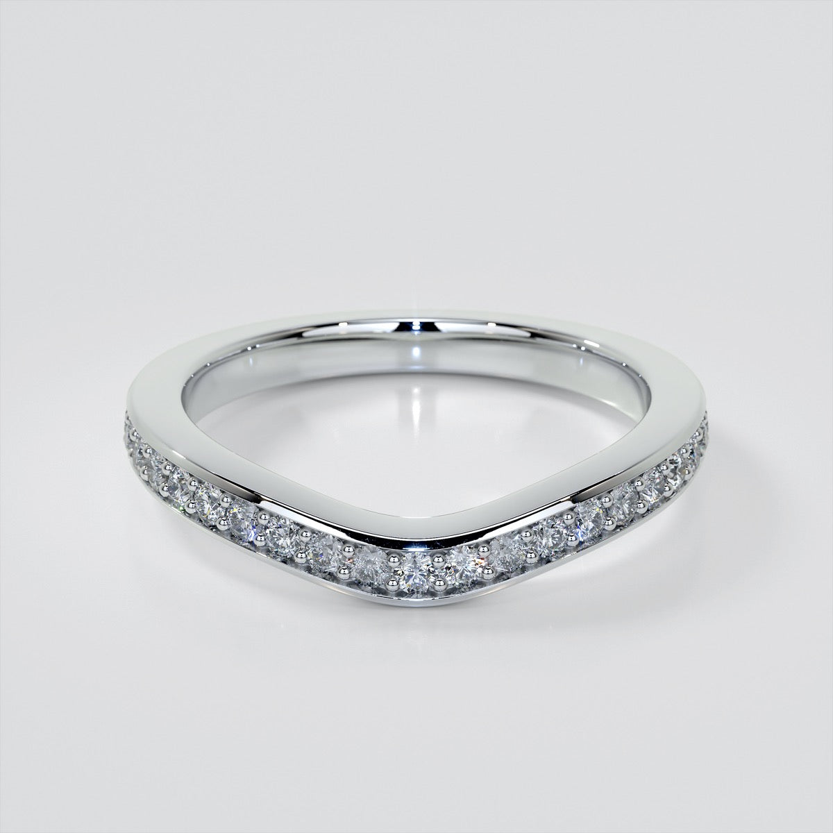 1.5Ct Oval Cut Lab Grown Diamond VVS Clarity | F-Color Engagement Ring in 18K White Gold