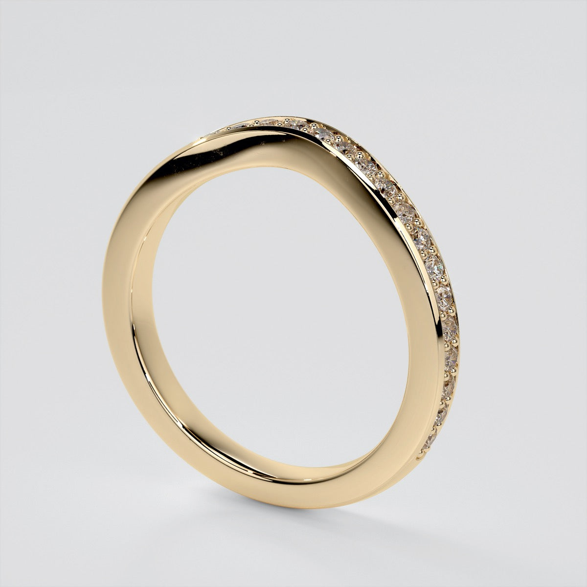1.5Ct Radiant Cut Lab Grown Diamond VVS Clarity | F-Color Engagement Ring in 18K White Gold