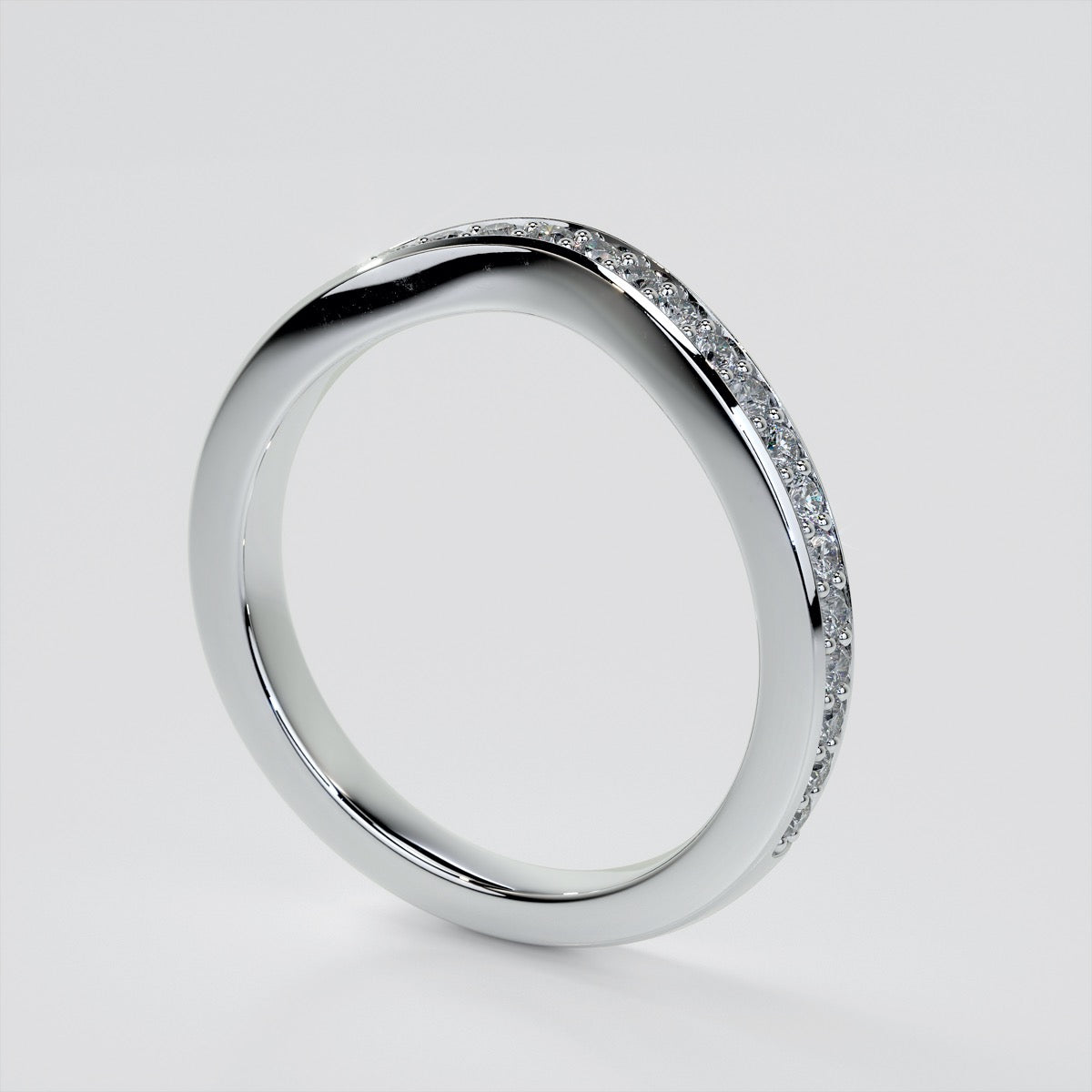 1.5Ct Asscher Cut Lab Grown Diamond VVS Clarity | F-Color Engagement Ring in 18K White Gold