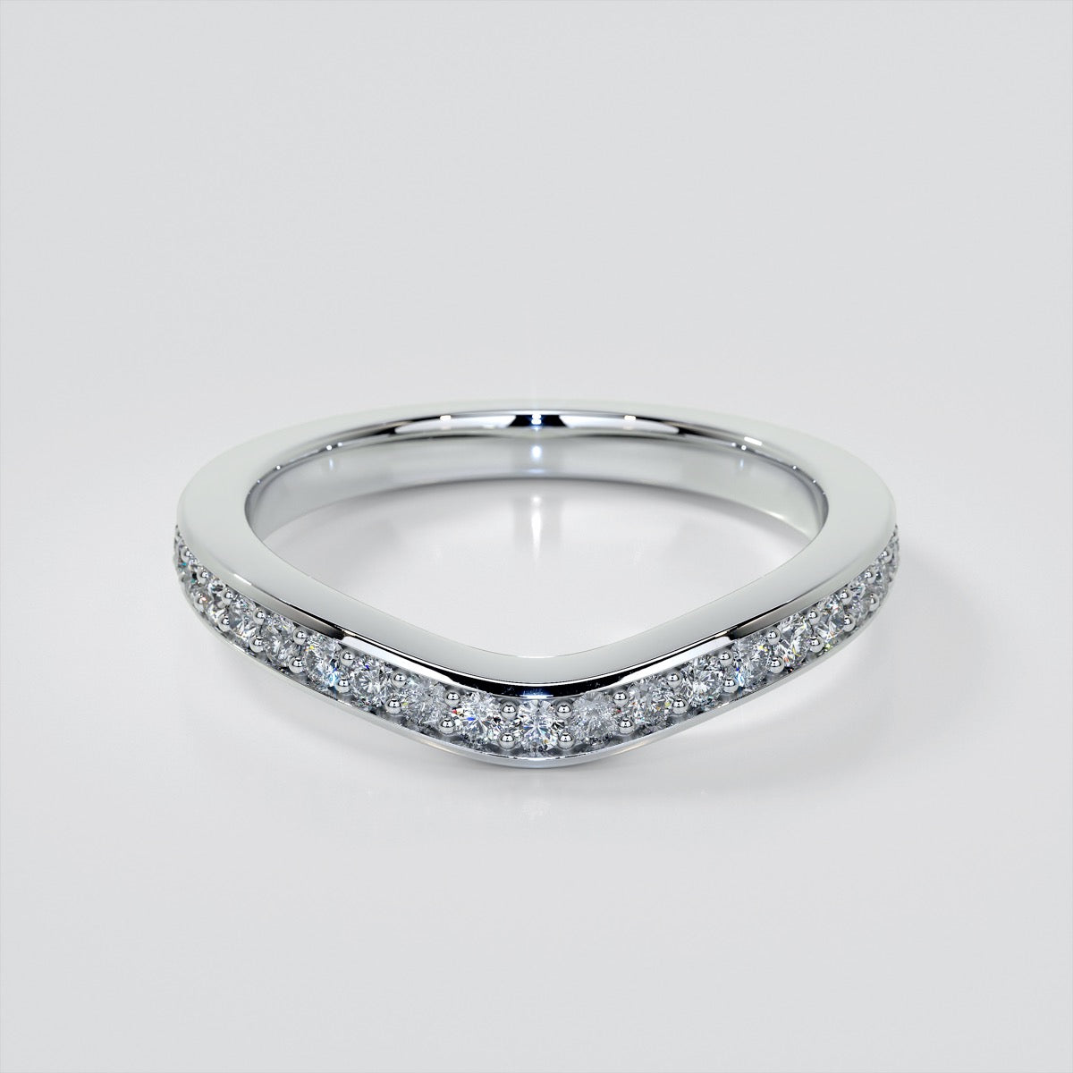 1.5Ct Asscher Cut Lab Grown Diamond VVS Clarity | F-Color Engagement Ring in 18K White Gold
