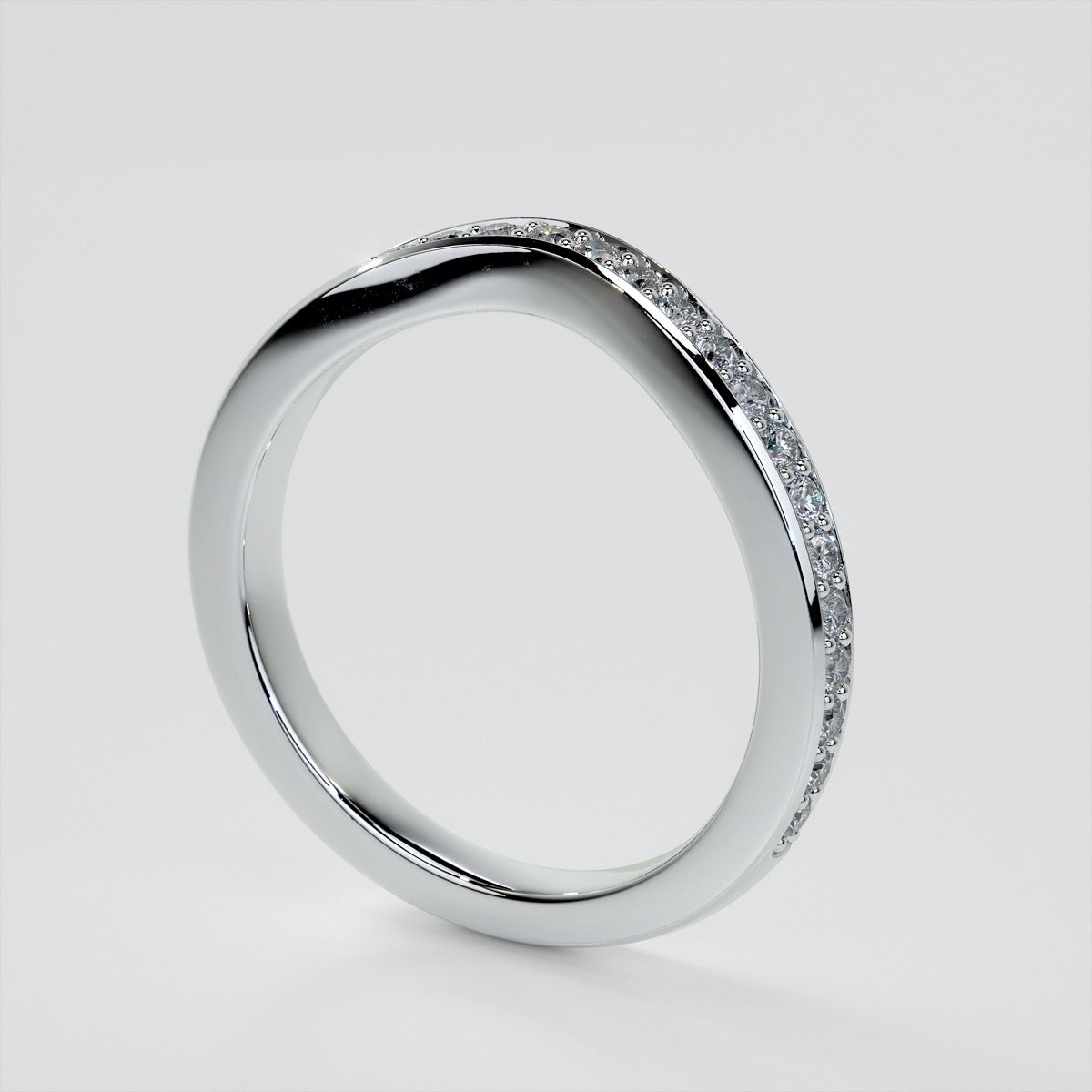 1.5Ct Heat Cut Lab Grown Diamond VVS Clarity | F-Color Engagement Ring in 18K White Gold