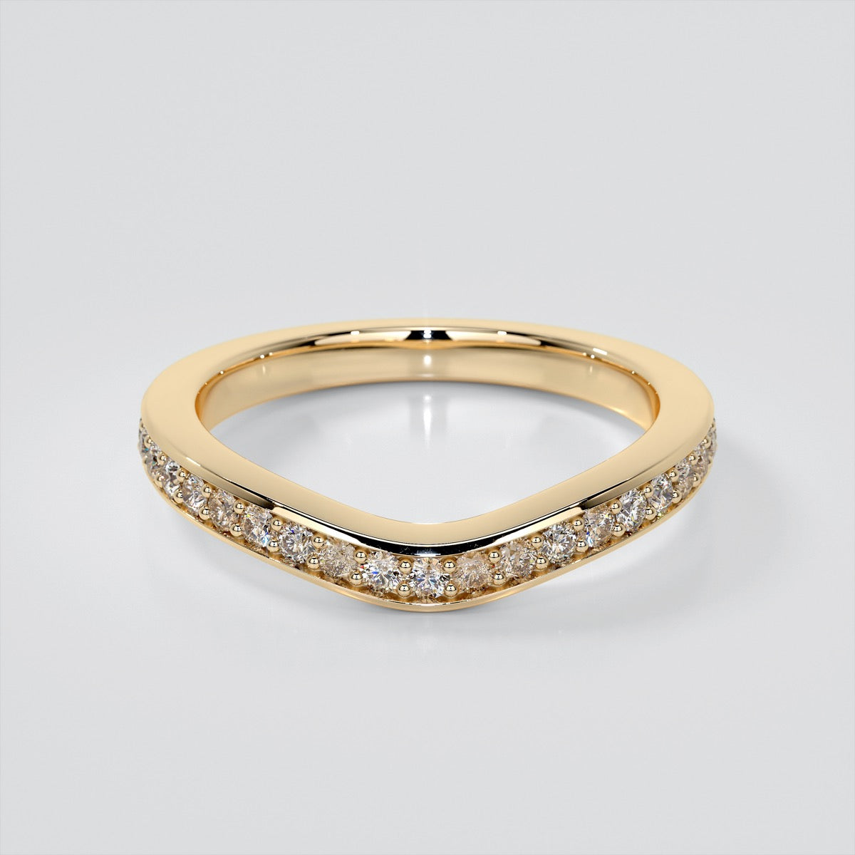 1.5Ct Heat Cut Lab Grown Diamond VVS Clarity | F-Color Engagement Ring in 18K White Gold