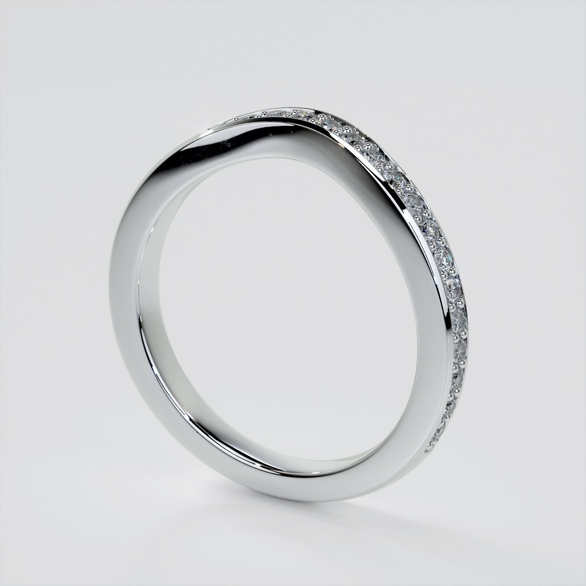 1.5Ct Cushion Cut Lab Grown Diamond VVS Clarity | F-Color Engagement Ring in 18K White Gold