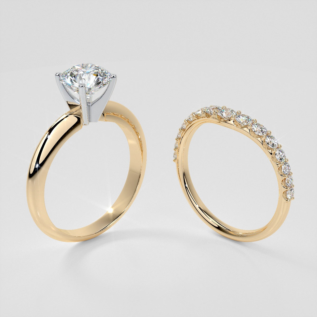 ½ CTW Lab Grown Diamond Graceful Cascade Band