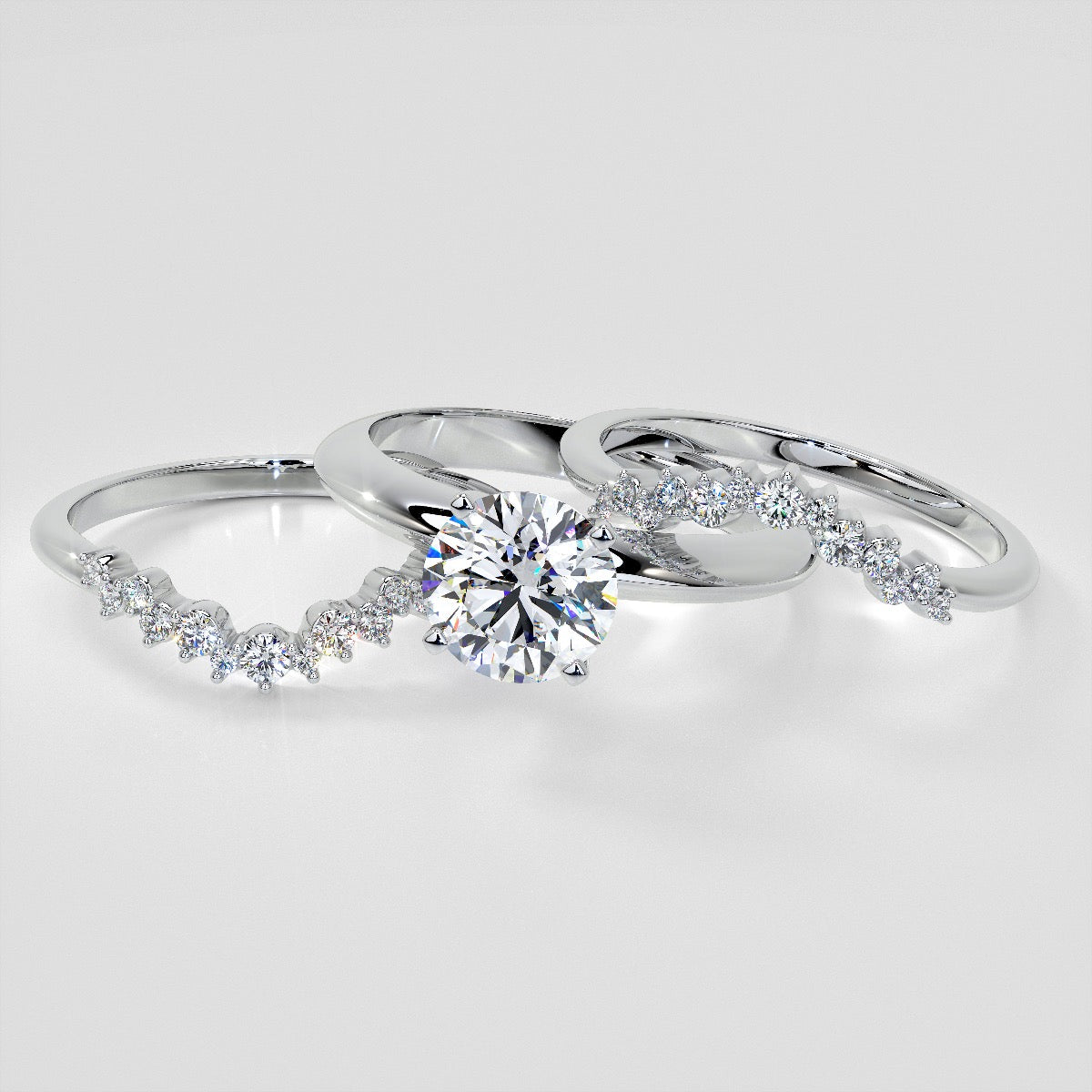 1/6 CTW Lab Grown Diamond Contour Band