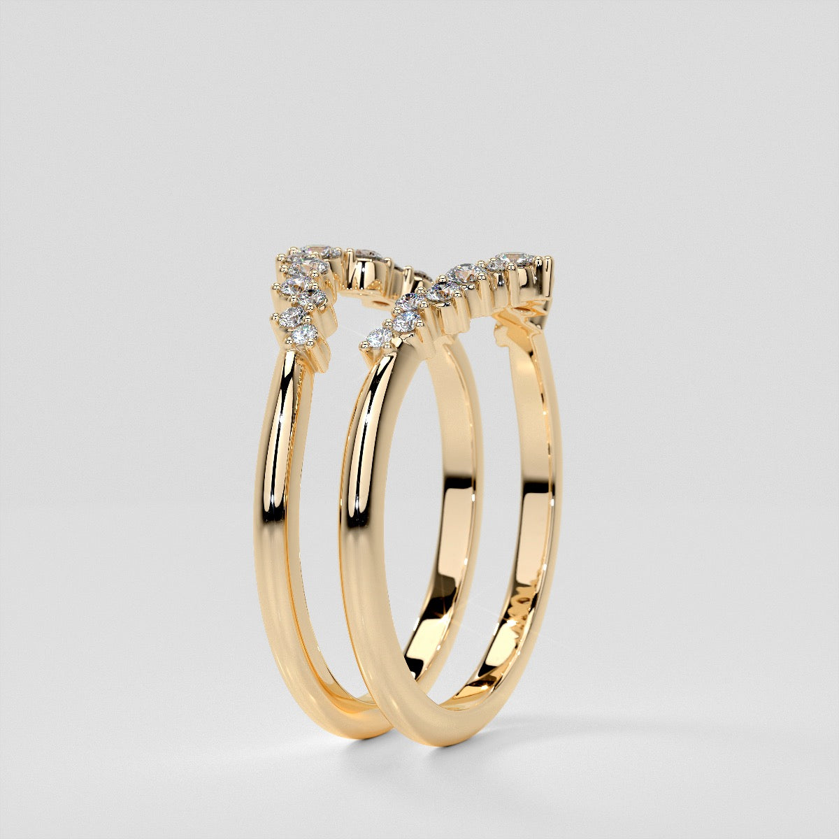 1/6 CTW Lab Grown Diamond Contour Band