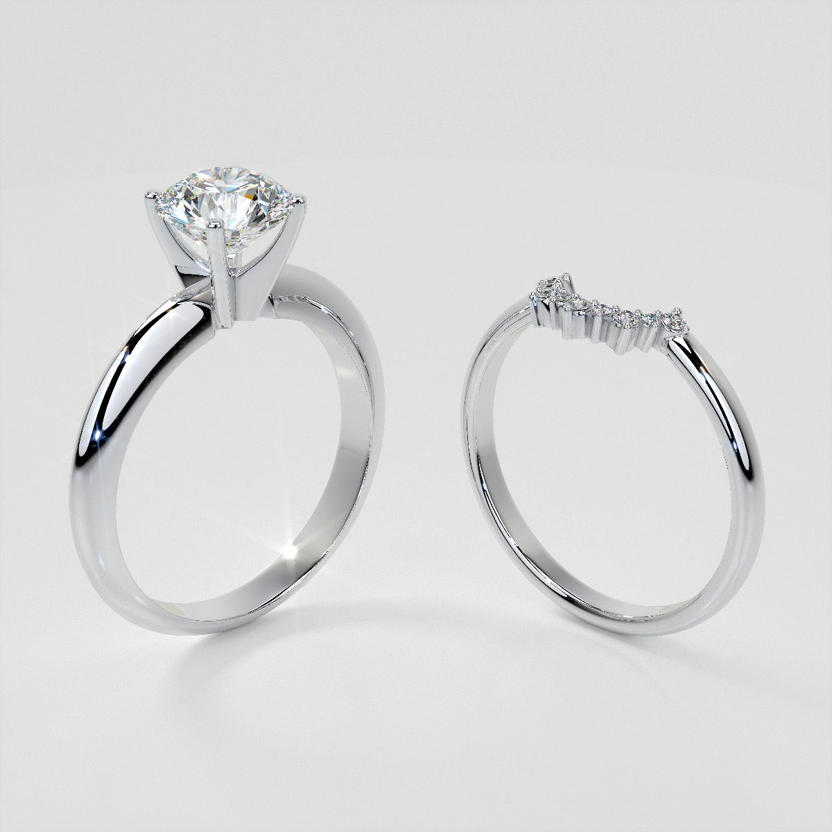 Lab Grown Diamond Celestial Embrace Band .07 CTW