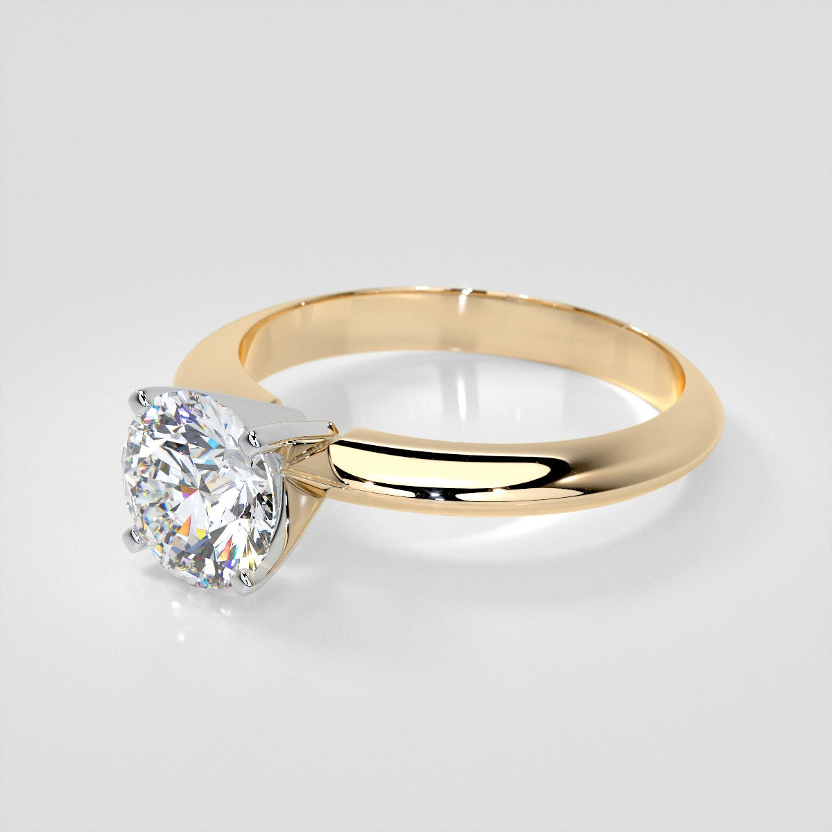 ¼ CTW Pointed Contour Lab Grown Diamond Stackable Band