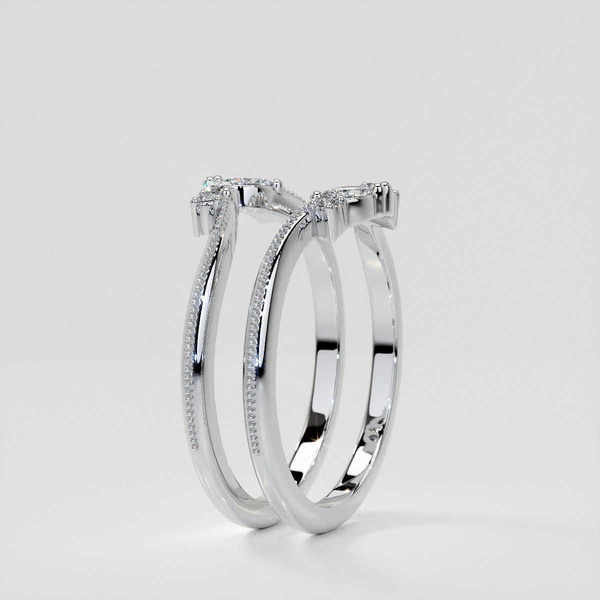 1/8 CTW Lab Grown Diamond Contour Band