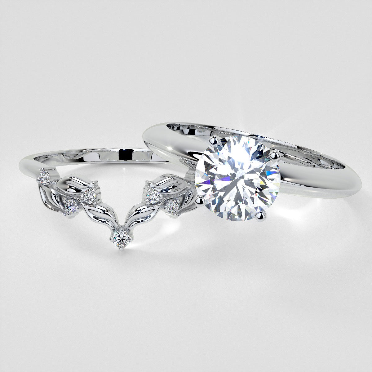 Winding Vine Lab Grown Diamond Band .05 CTW