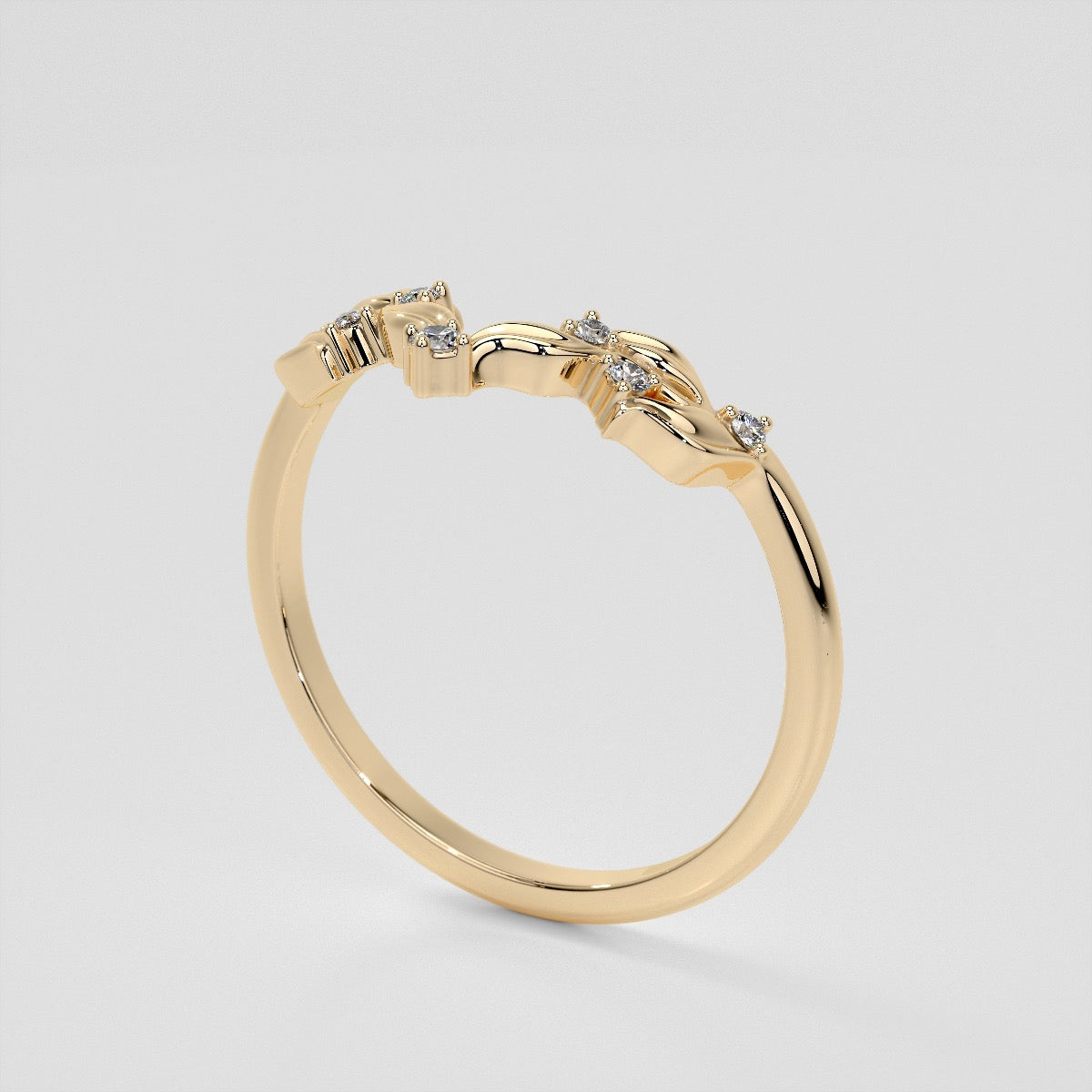 Winding Vine Lab Grown Diamond Band .05 CTW