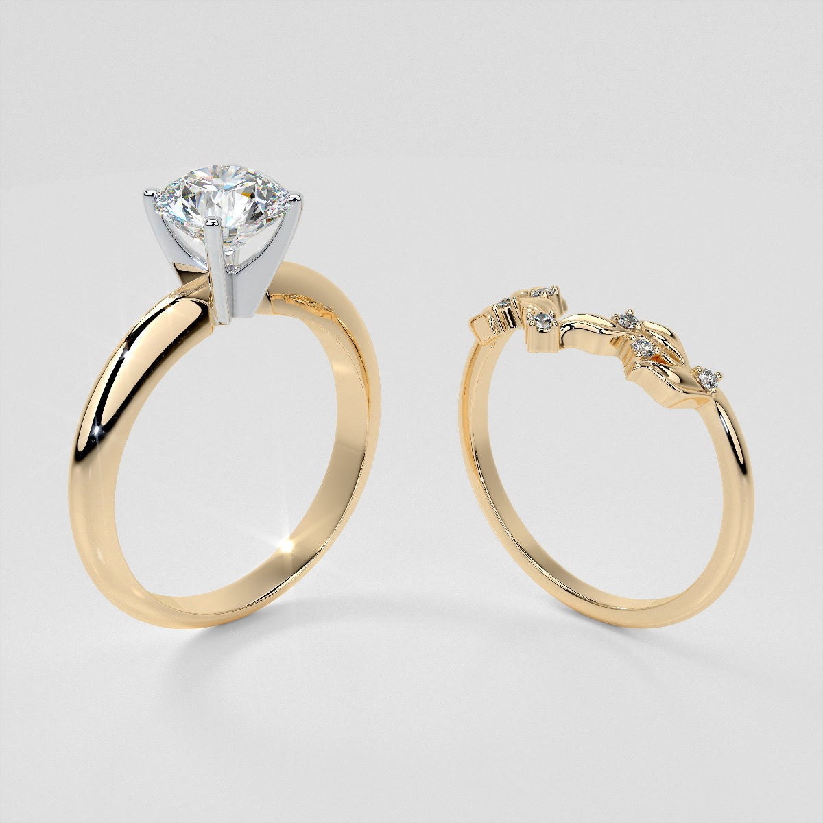 Winding Vine Lab Grown Diamond Band .05 CTW