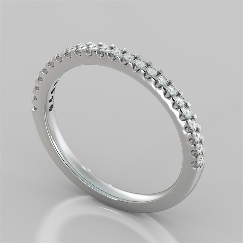 1.5Ct Cushion Cut Lab Grown Diamond Scalloped Halo Engagement Ring