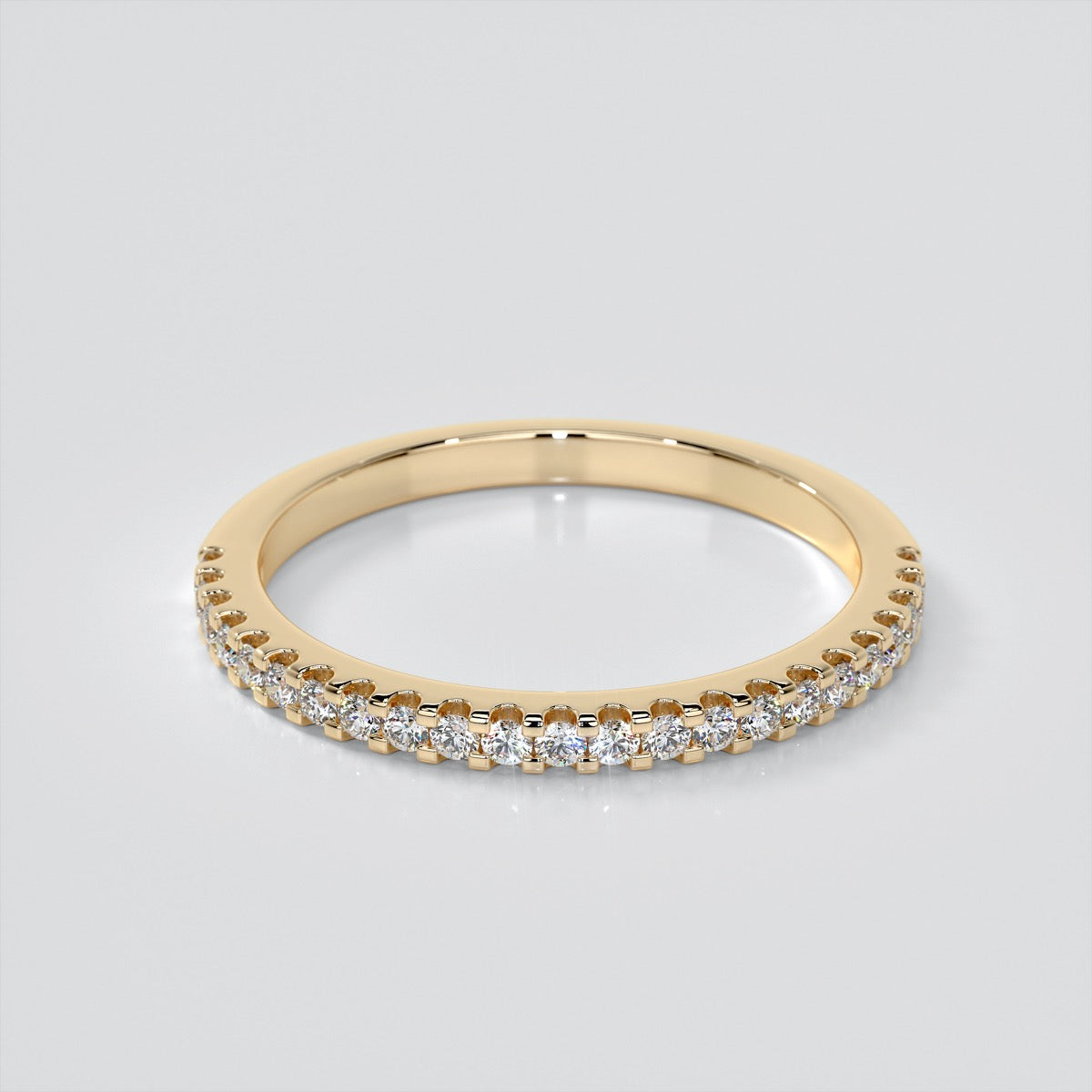Cushion Cut Scalloped-Halo Wedding Set