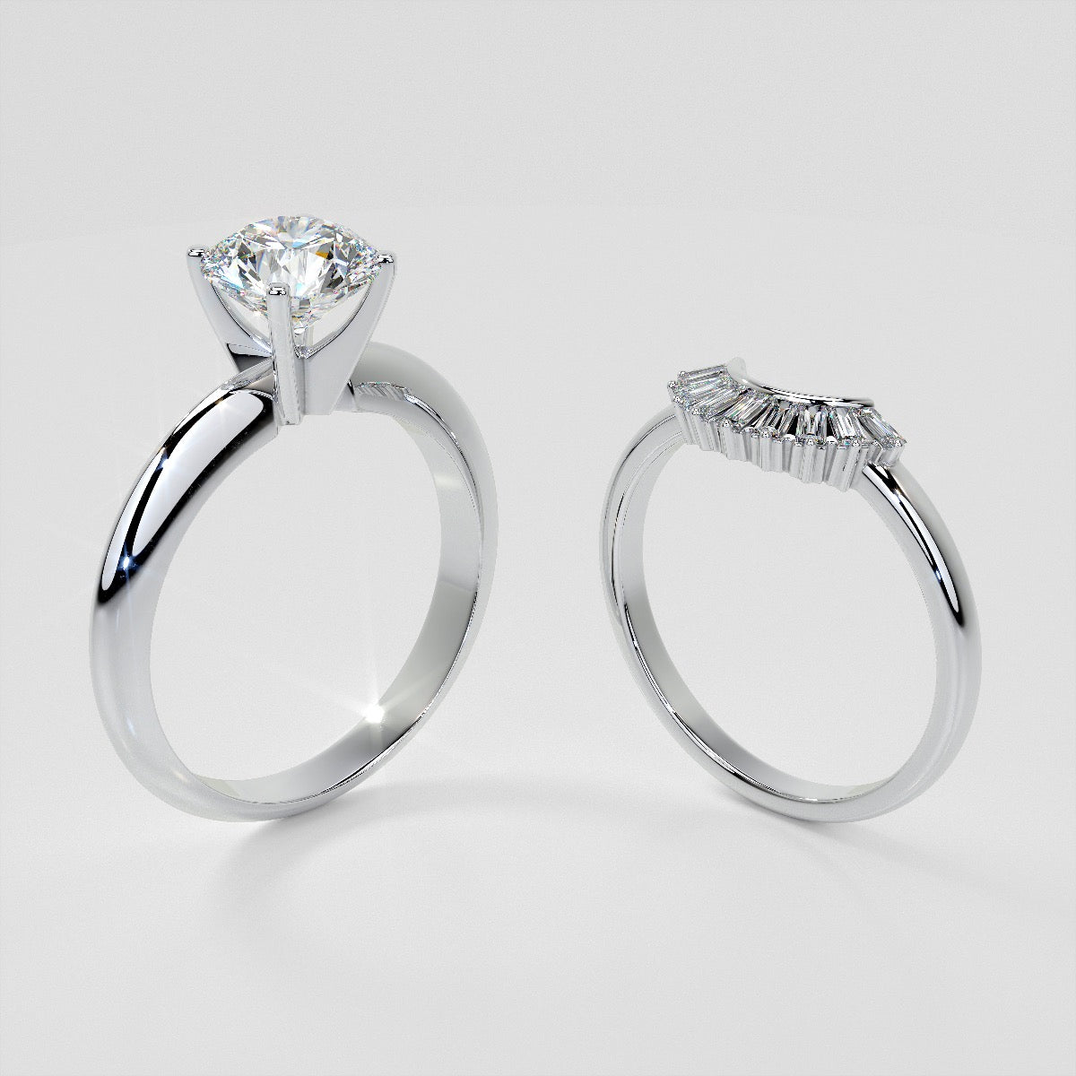 ¼ CTW Lab Grown Diamond Whimsical Arcadian Band