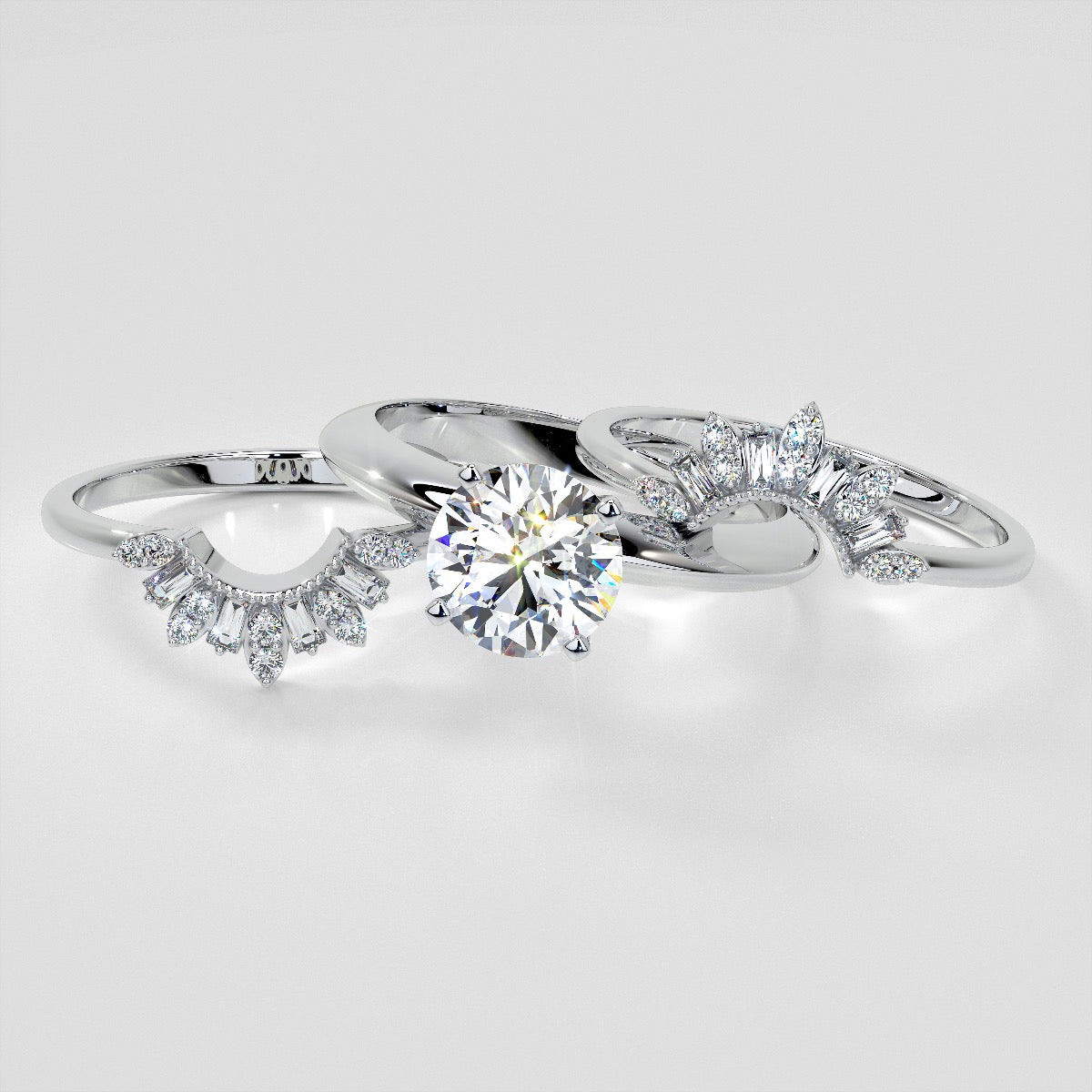1/5 CTW Lab Grown Diamond Contour Band