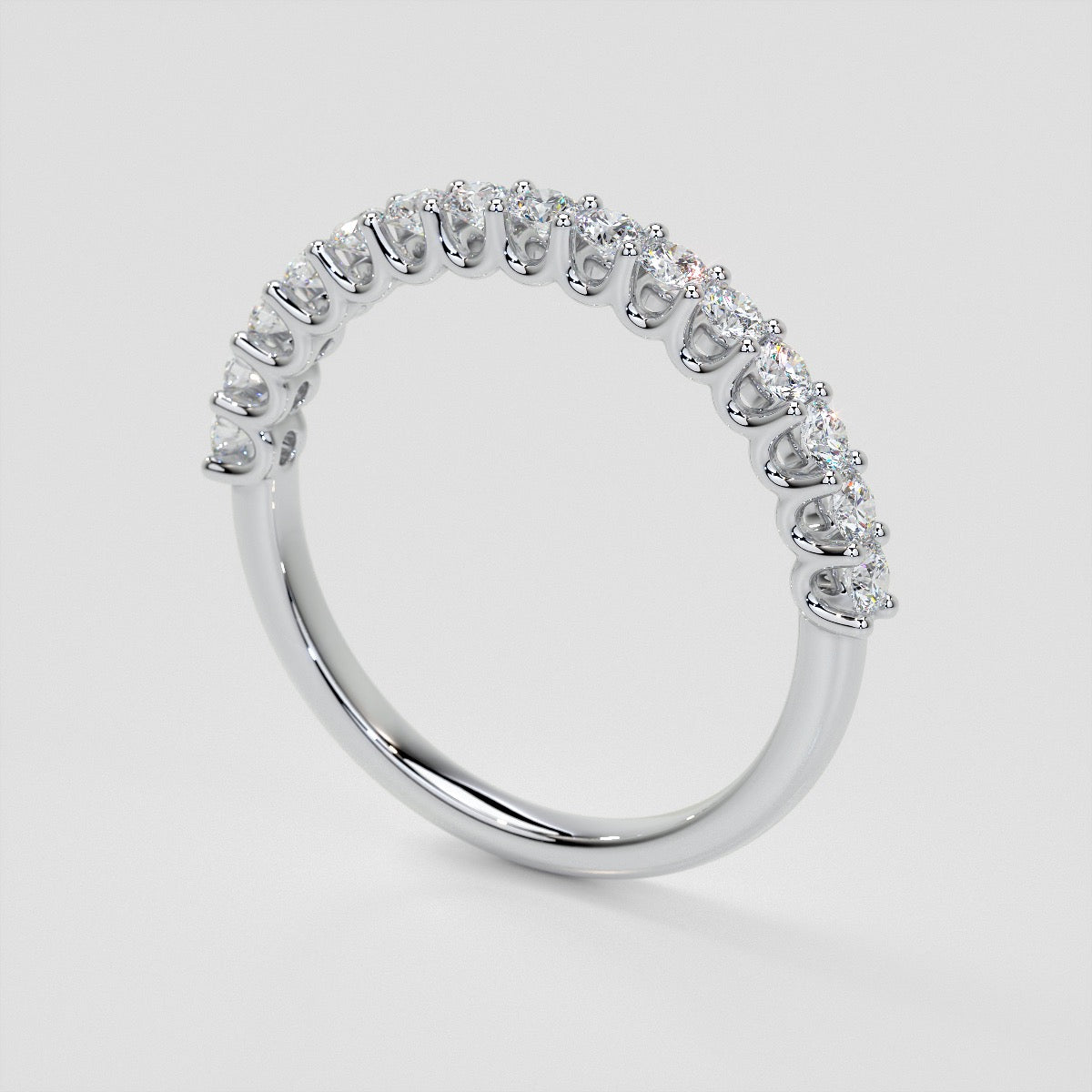 ½ CTW Lab Grown Diamond Sweeping Elegance Band