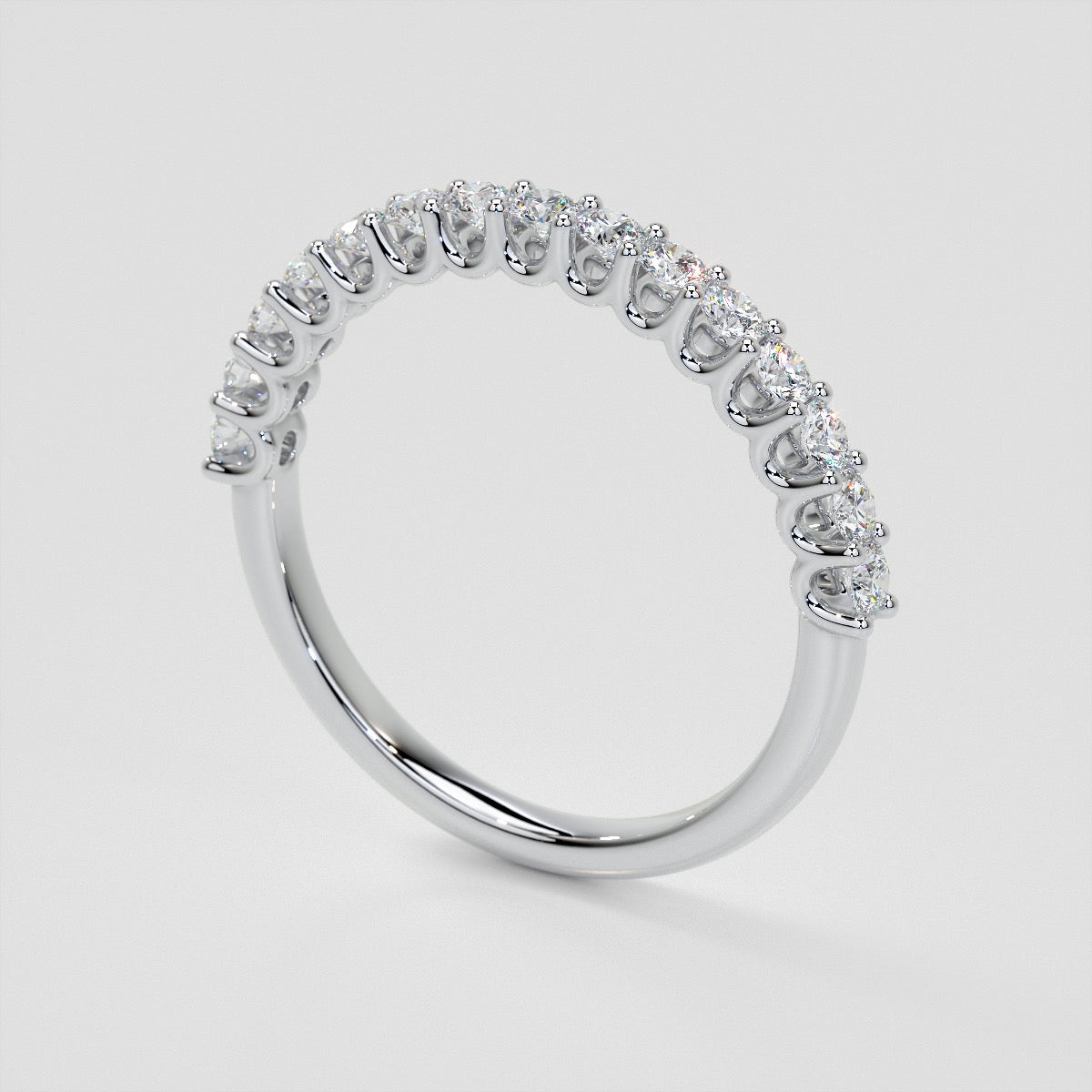 ½ CTw Lab Grown Diamond Cascade Prism Band