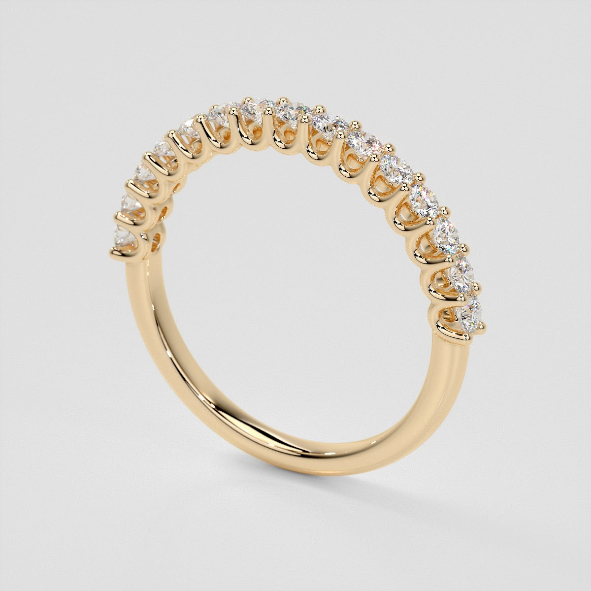 ½ CTw Lab Grown Diamond Cascade Prism Band