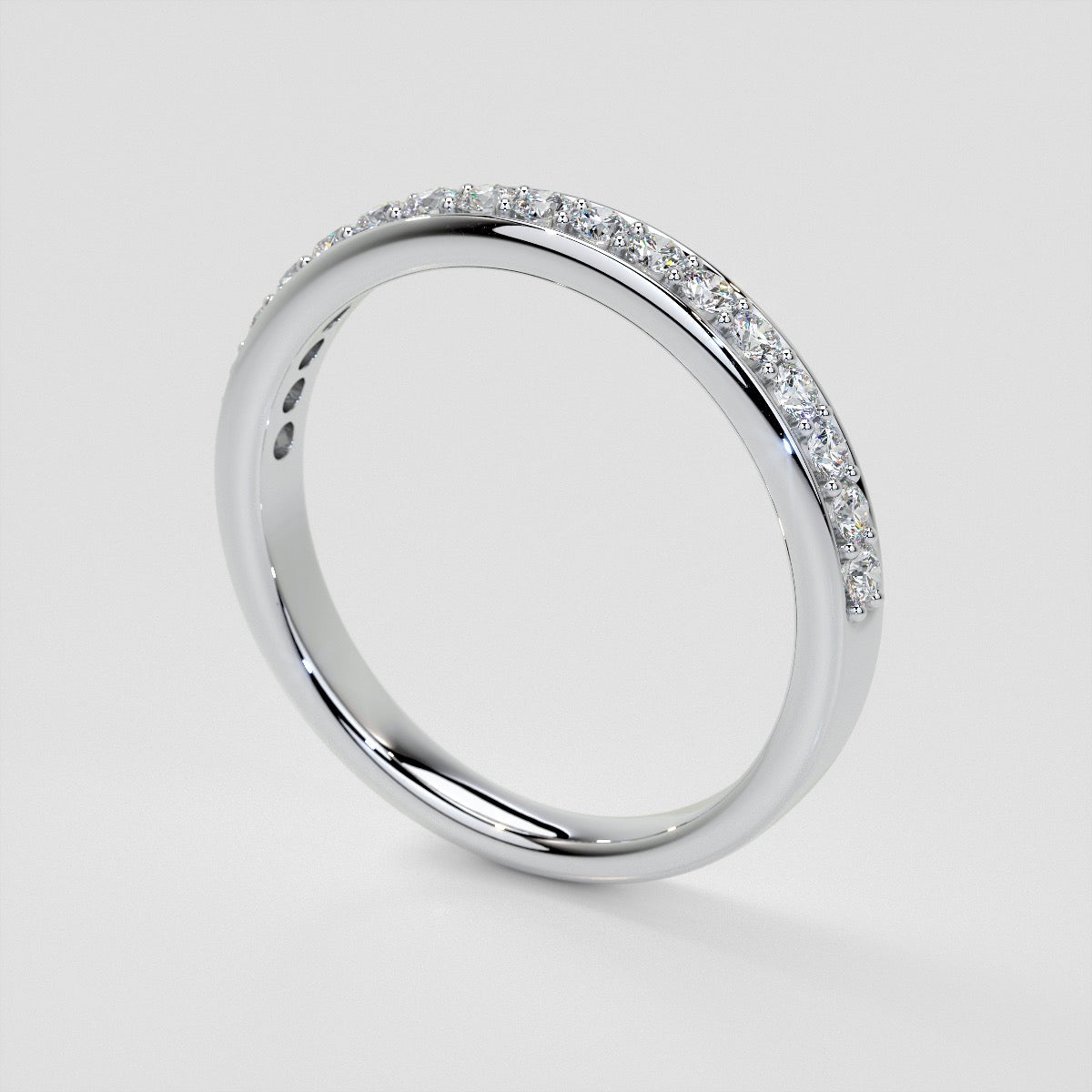 3/8 CTW Lab Grown Diamond Diamond Embrace Band