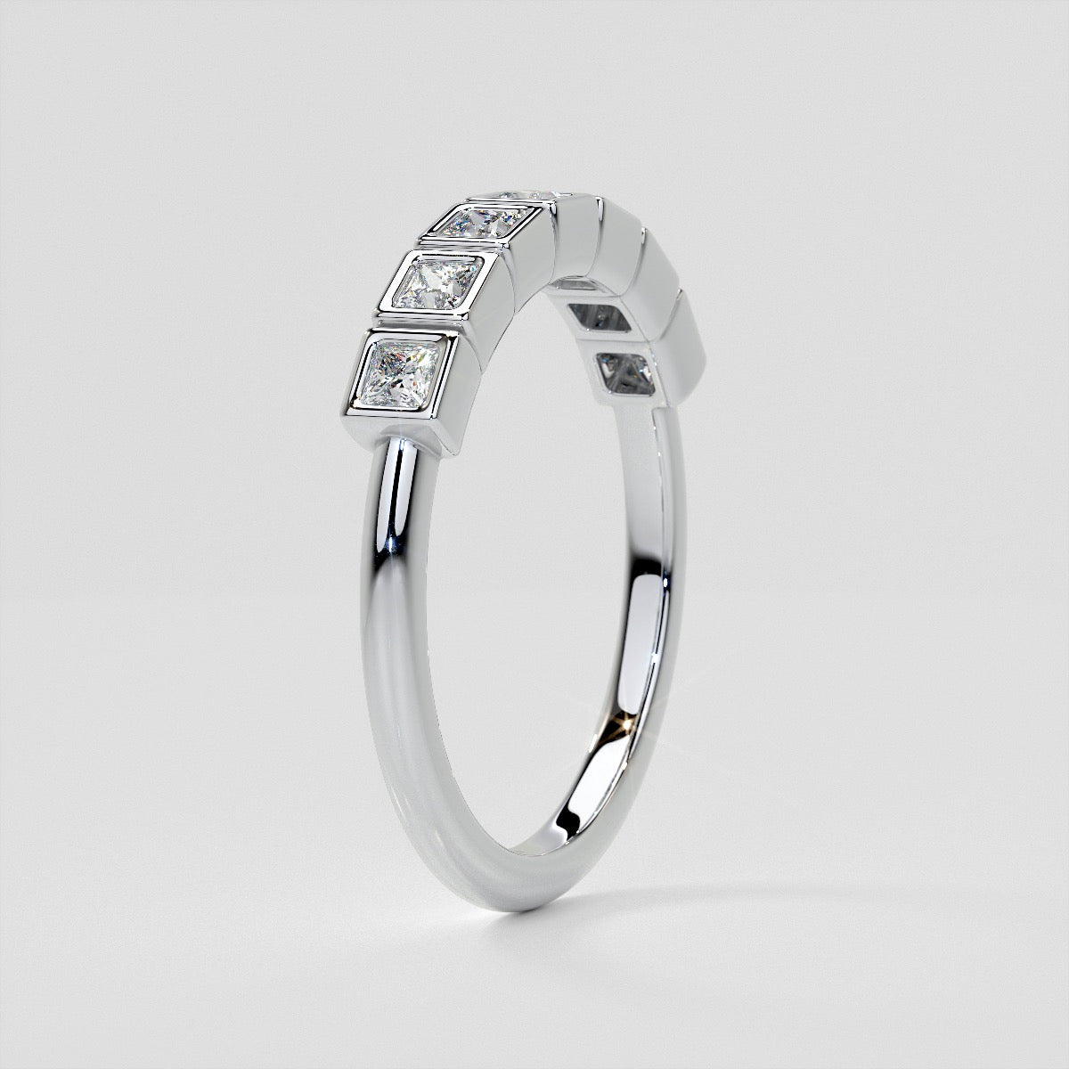 1/4 CTW Lab Grown Diamond Princess Radiance Band