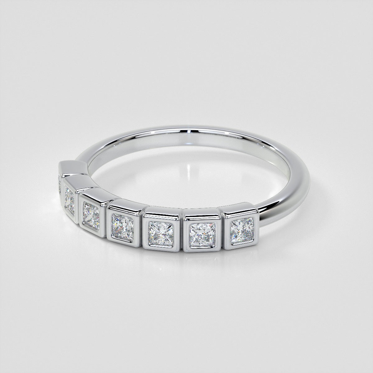 1/4 CTW Lab Grown Diamond Princess Radiance Band