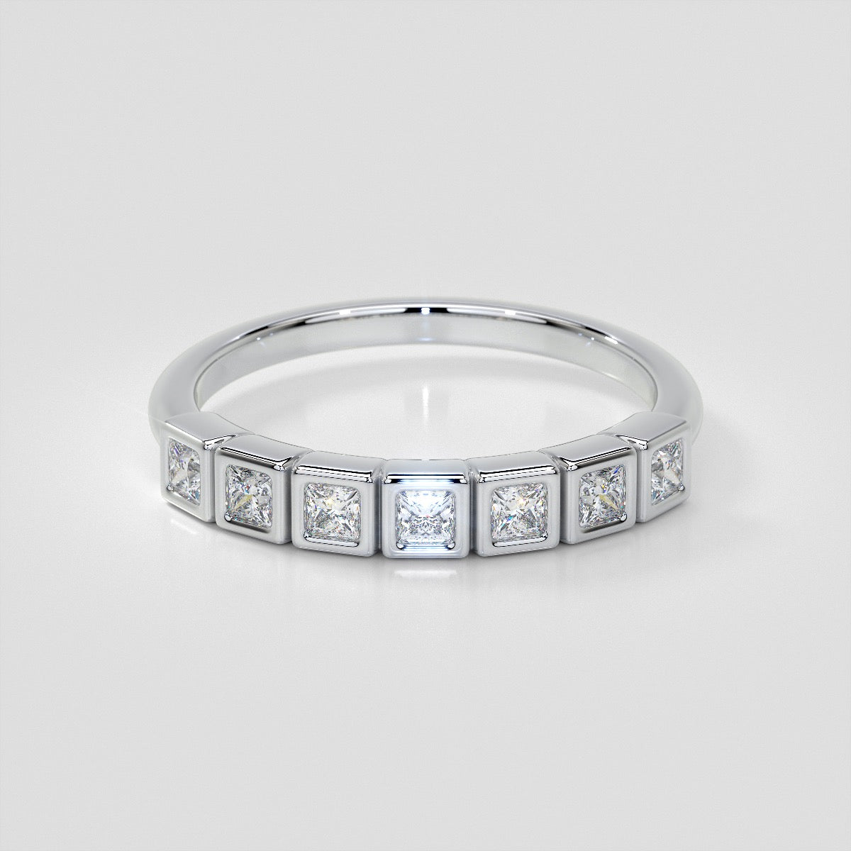 1/4 CTW Lab Grown Diamond Princess Radiance Band