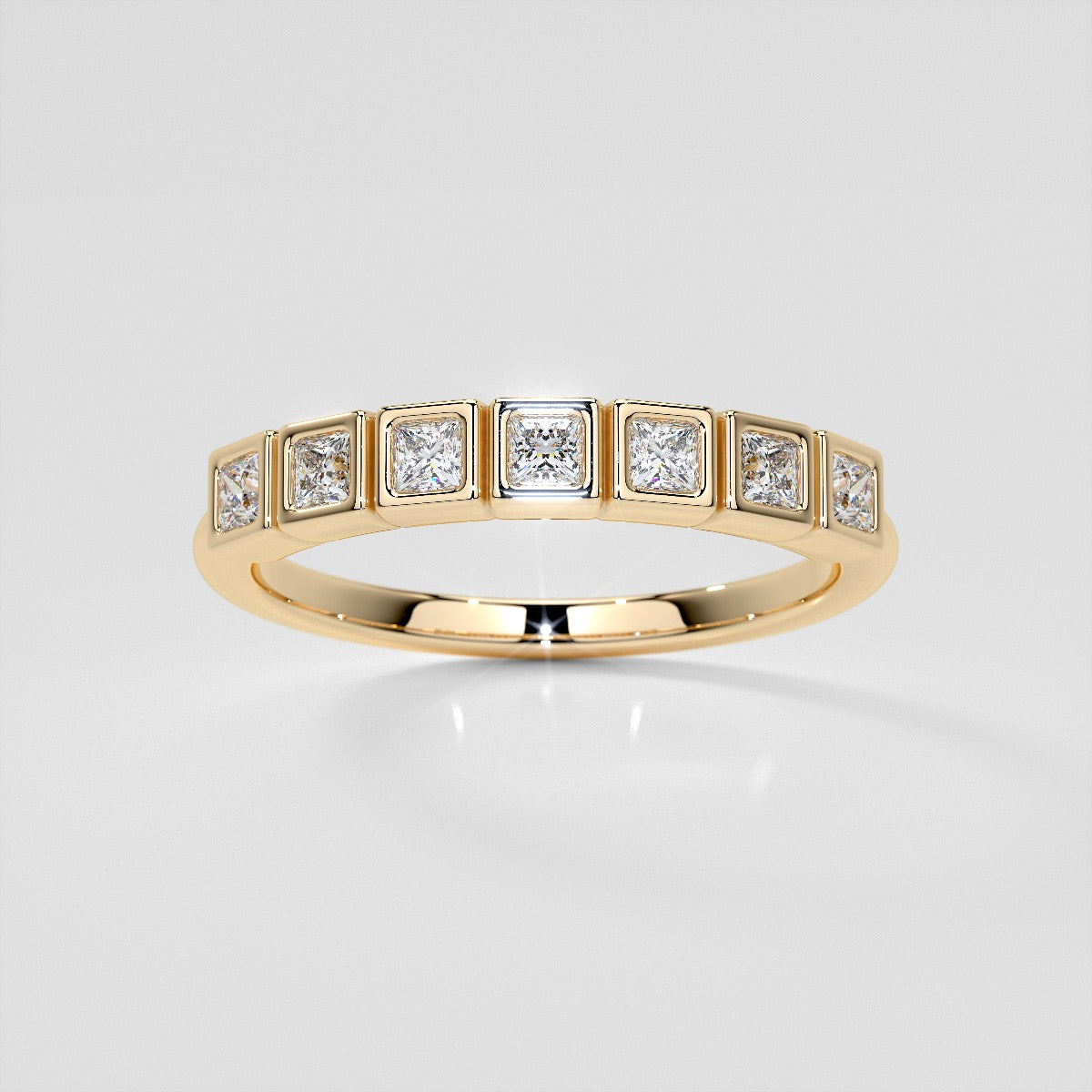 1/4 CTW Lab Grown Diamond Princess Radiance Band