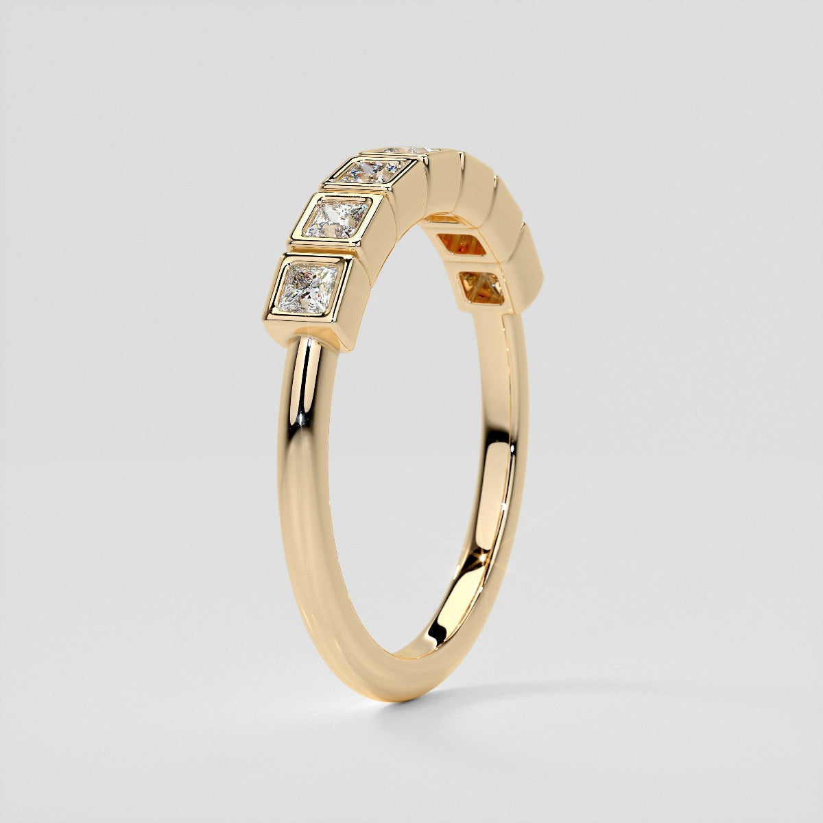 1/4 CTW Lab Grown Diamond Princess Radiance Band