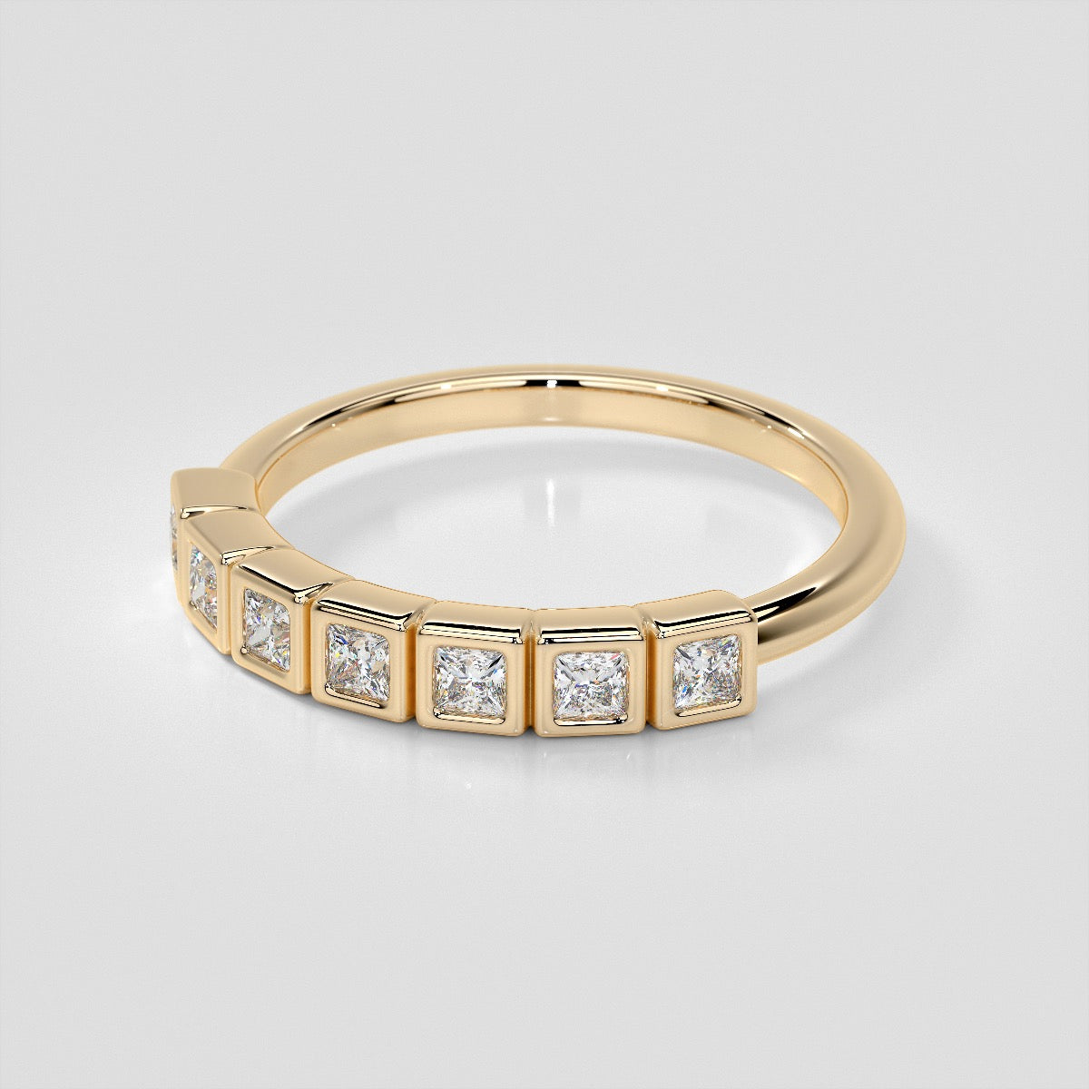 1/4 CTW Lab Grown Diamond Princess Radiance Band