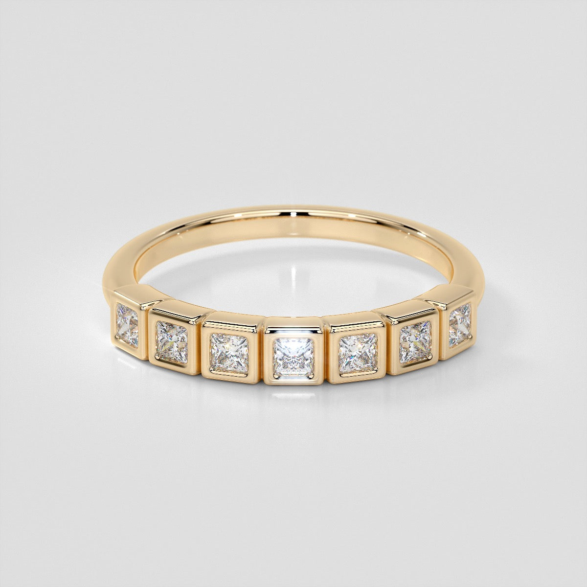 1/4 CTW Lab Grown Diamond Princess Radiance Band