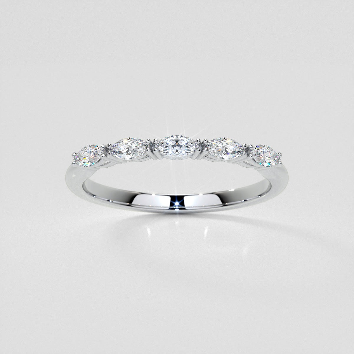 ½ CTW Lab Grown Diamond Marquise Mirage Band