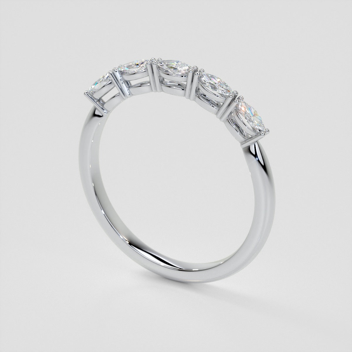 ½ CTW Lab Grown Diamond Marquise Mirage Band