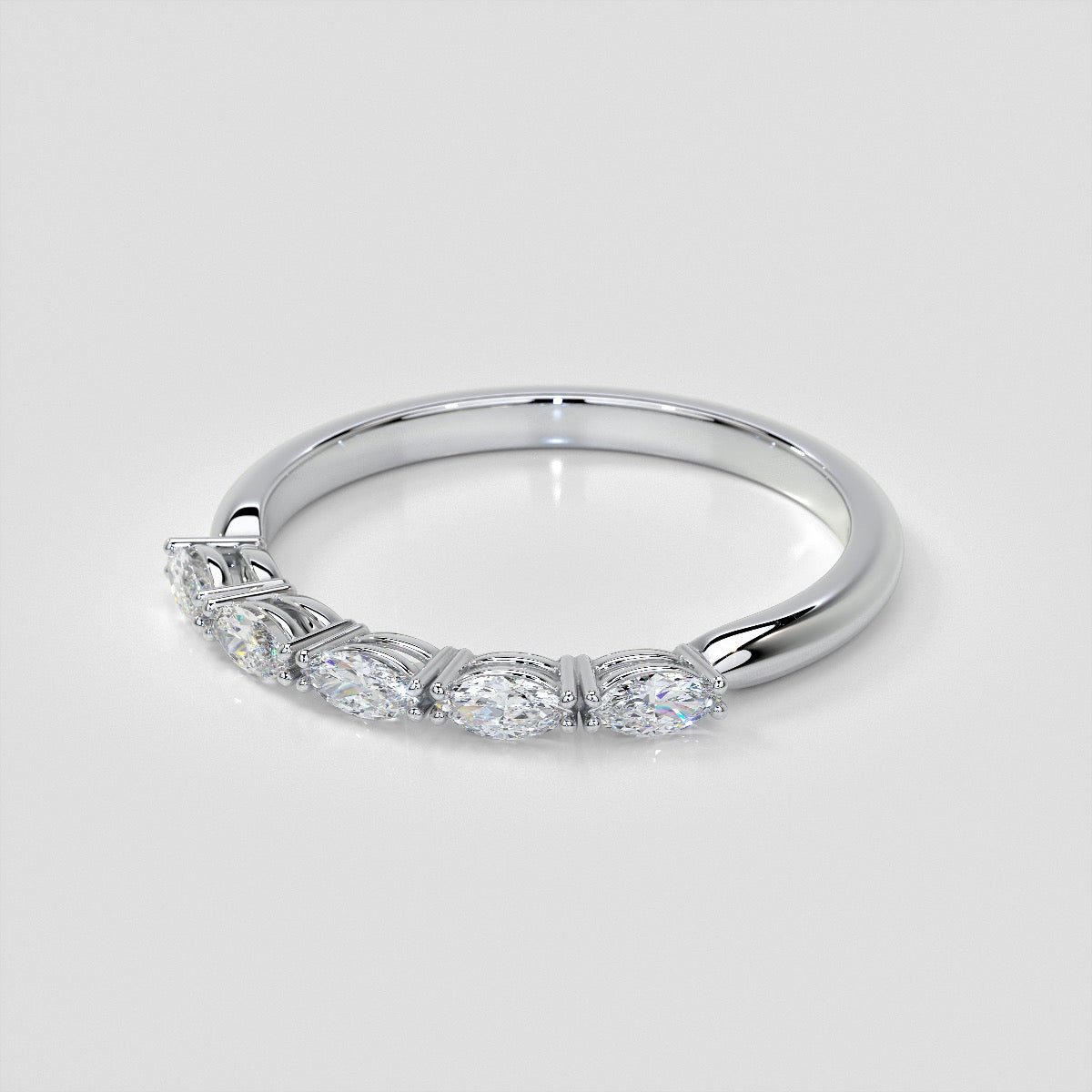 ½ CTW Lab Grown Diamond Marquise Mirage Band