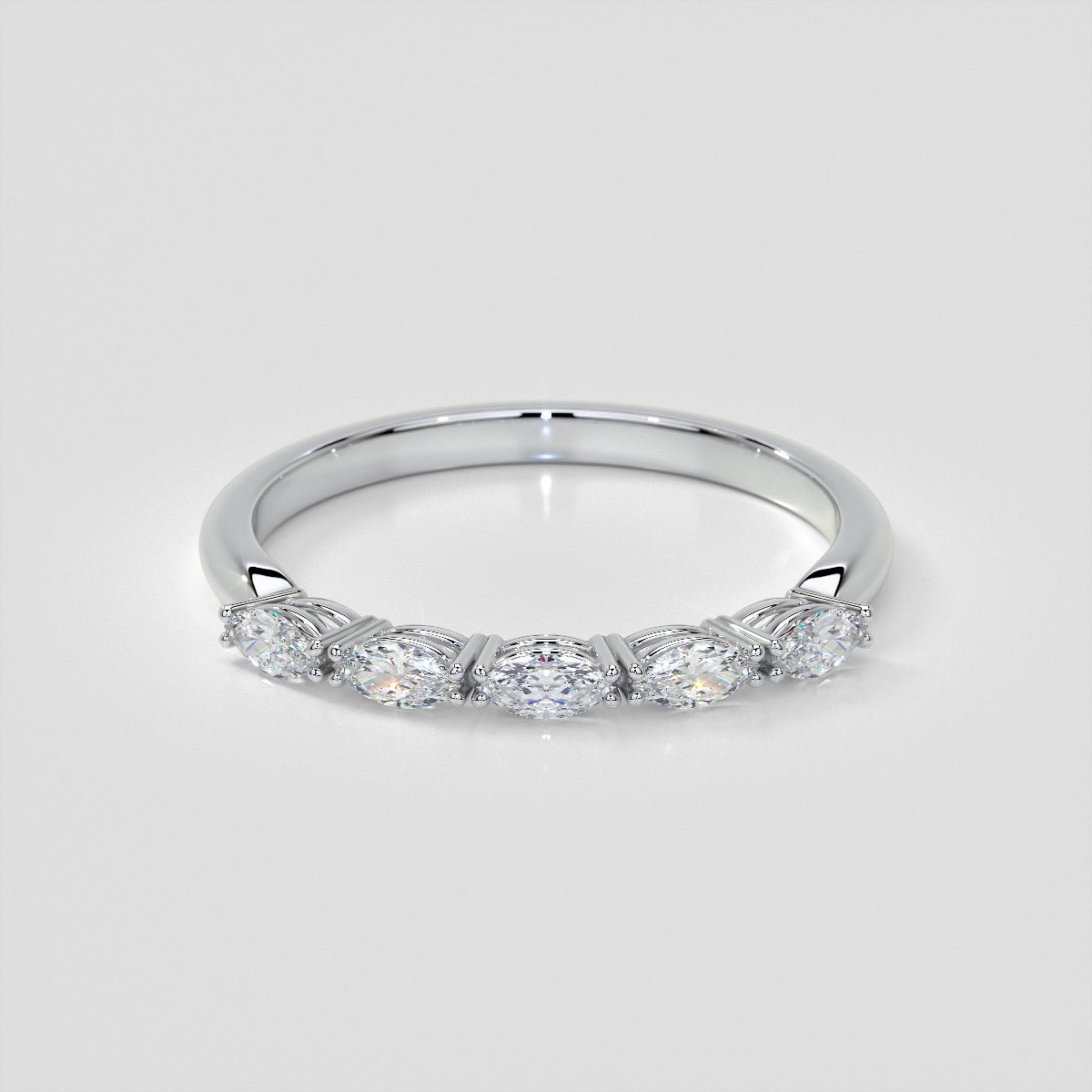 ½ CTW Lab Grown Diamond Marquise Mirage Band