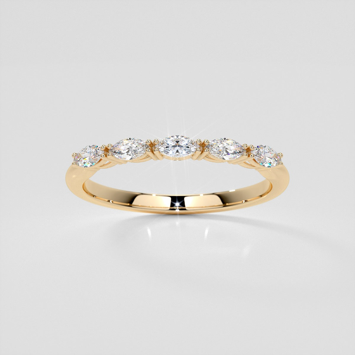 ½ CTW Lab Grown Diamond Marquise Mirage Band