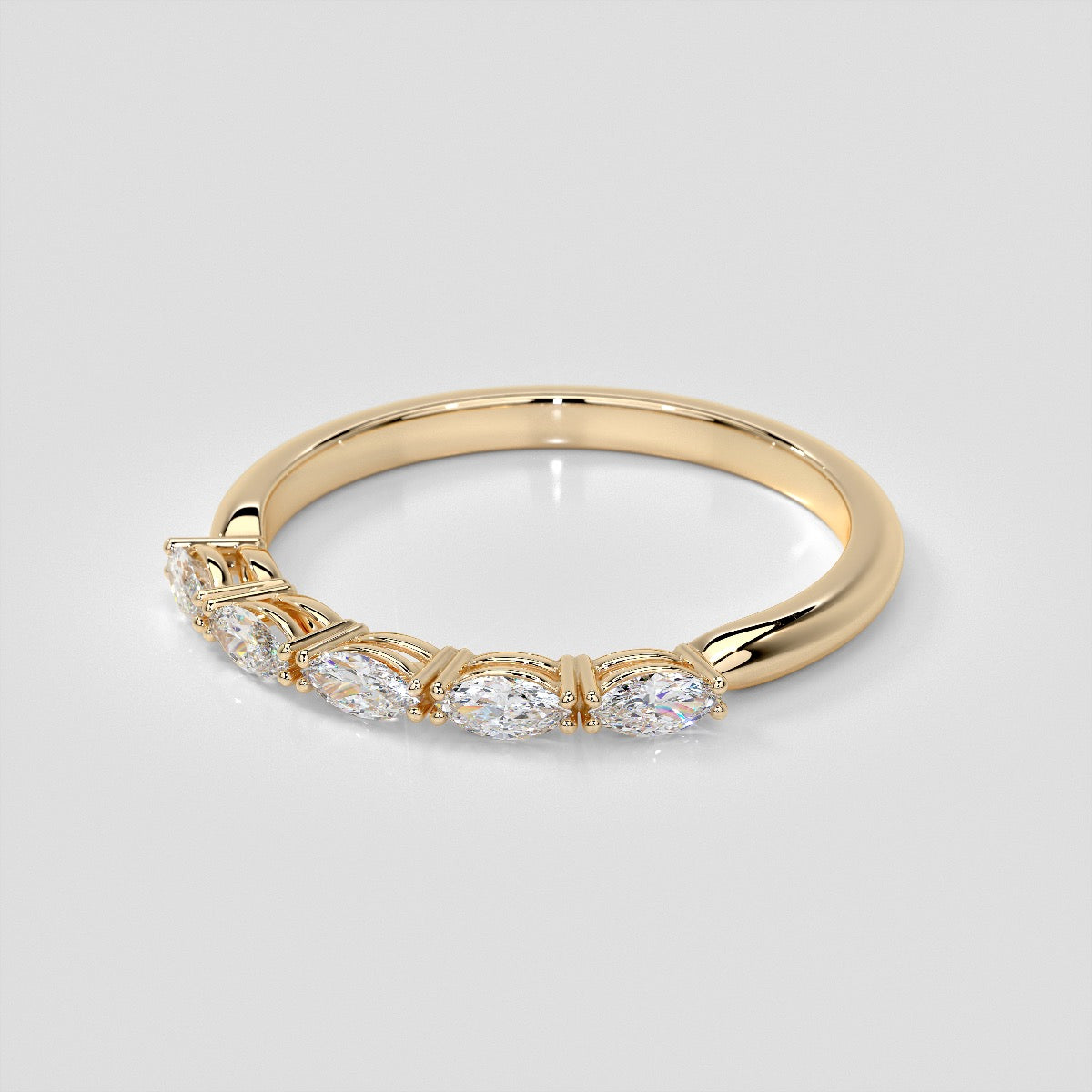 ½ CTW Lab Grown Diamond Marquise Mirage Band