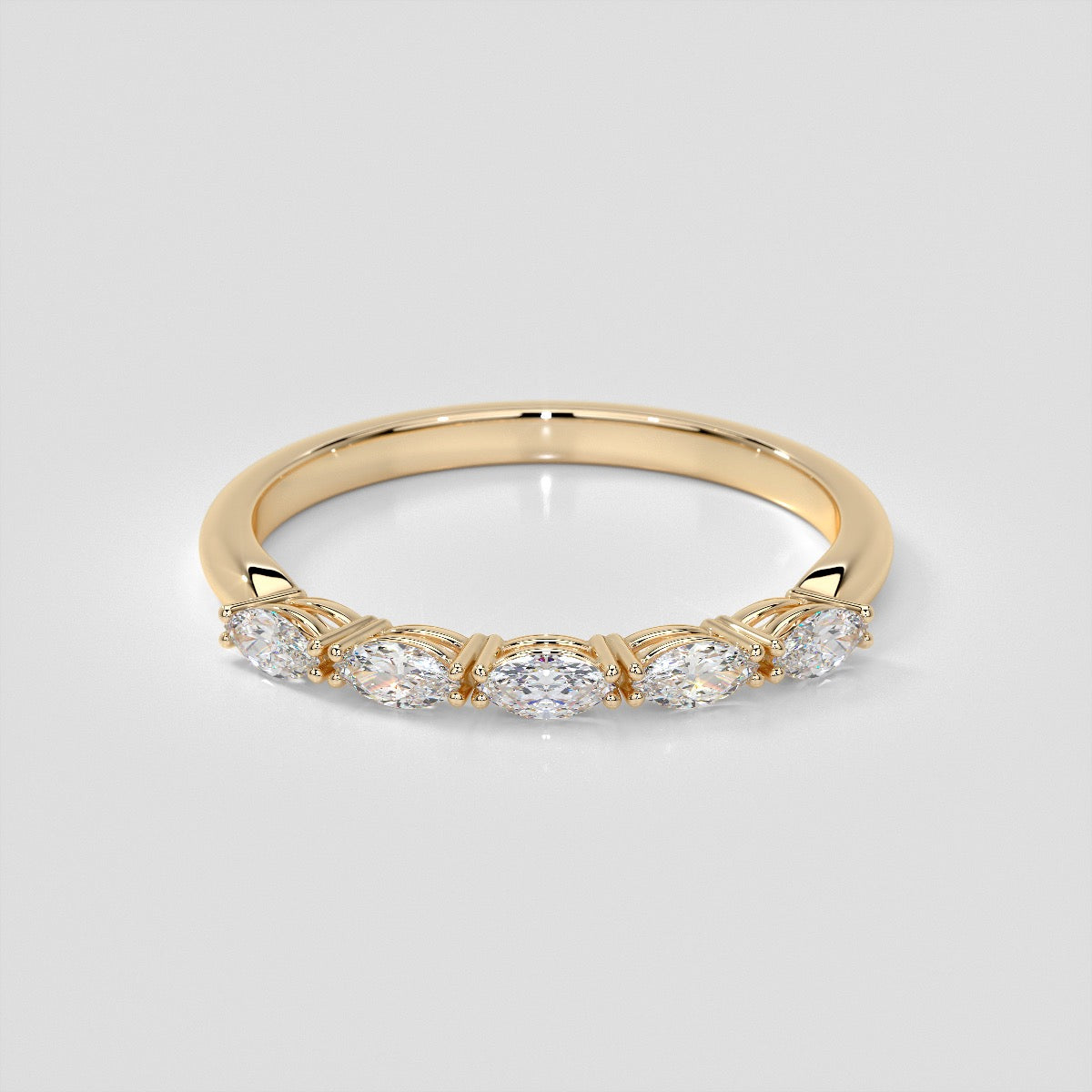½ CTW Lab Grown Diamond Marquise Mirage Band