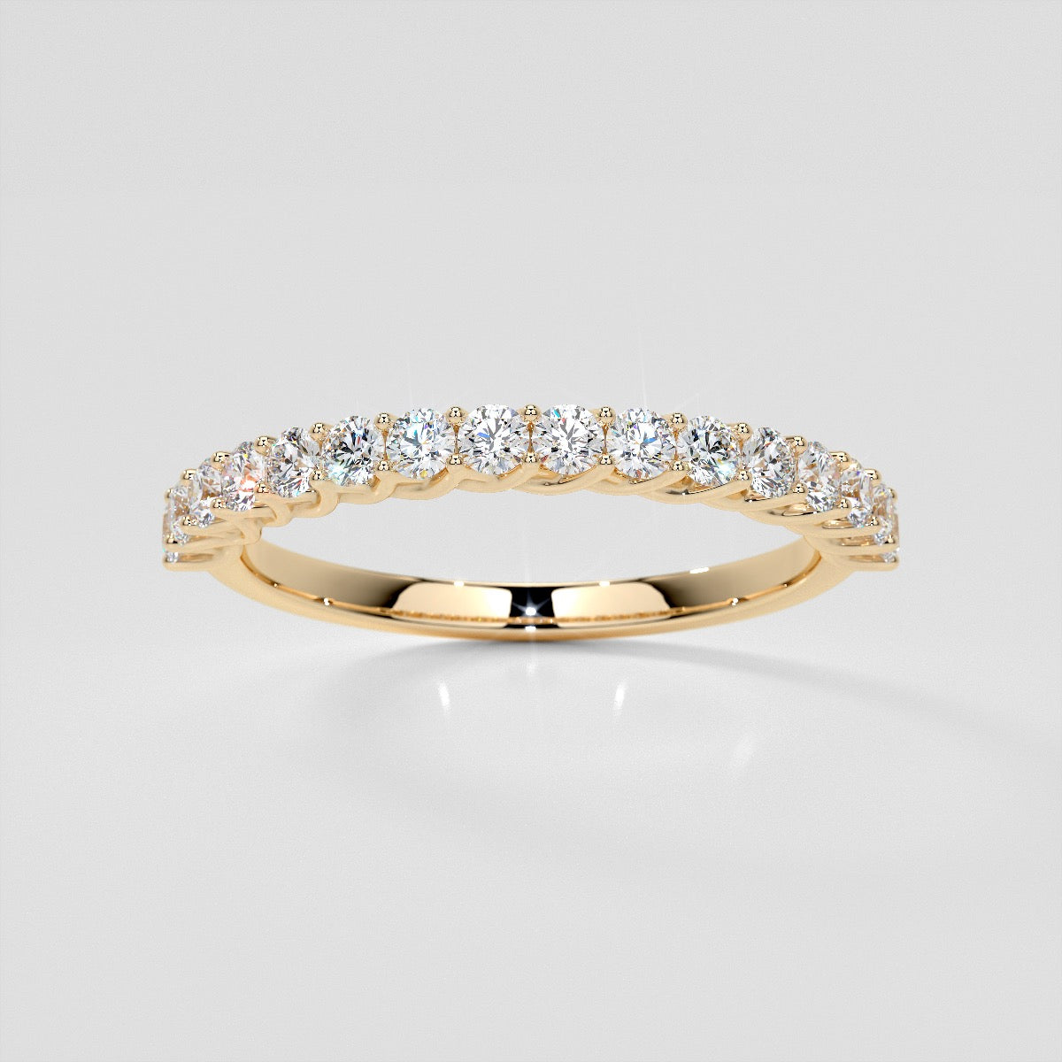½ CTW Lab Grown Diamond Swooping Scalloped Band