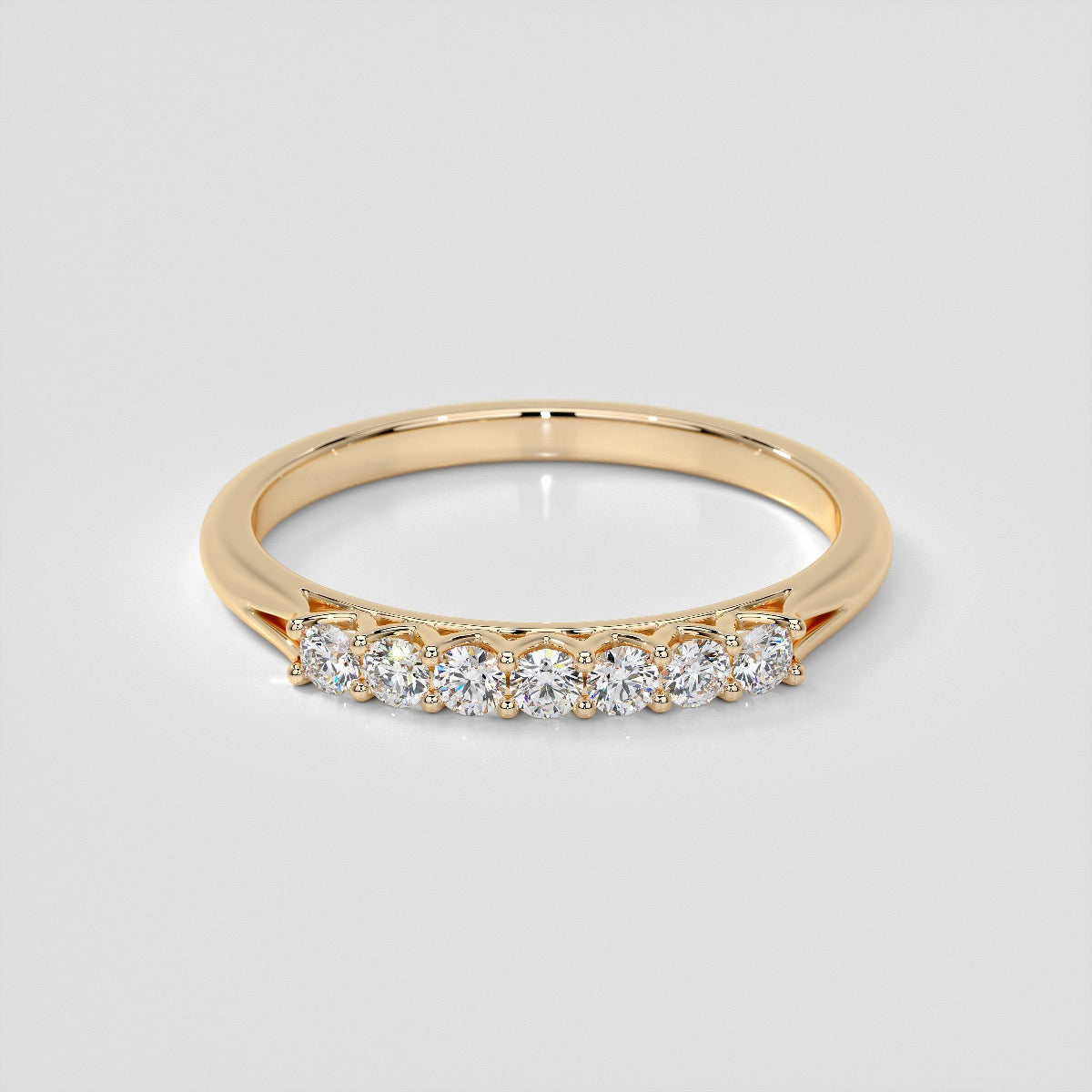 3/8 CTW Lab Grown Diamond Eternal French Elegance Band