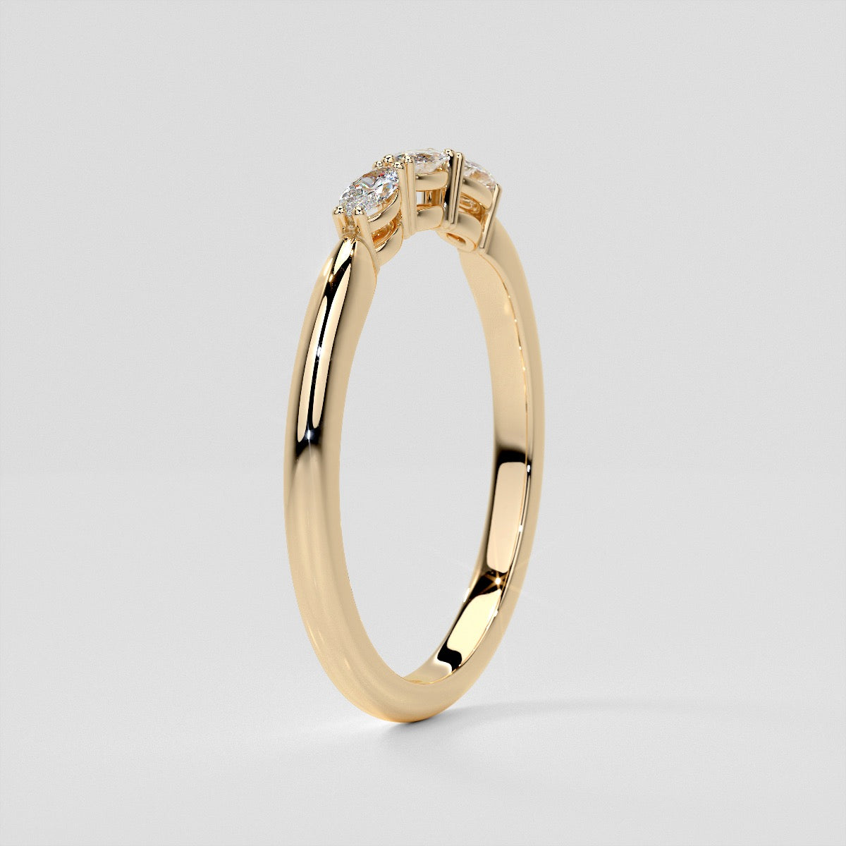 ¼ CTW Lab Grown Diamond Enchanted Marquise Quartet Band