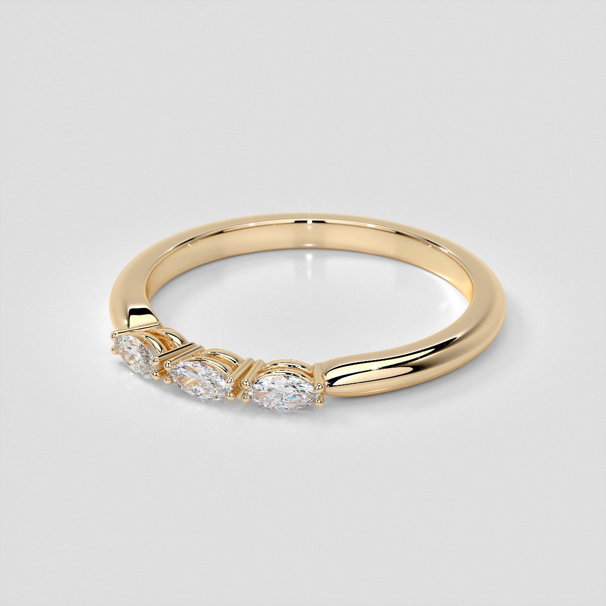 ¼ CTW Lab Grown Diamond Enchanted Marquise Quartet Band